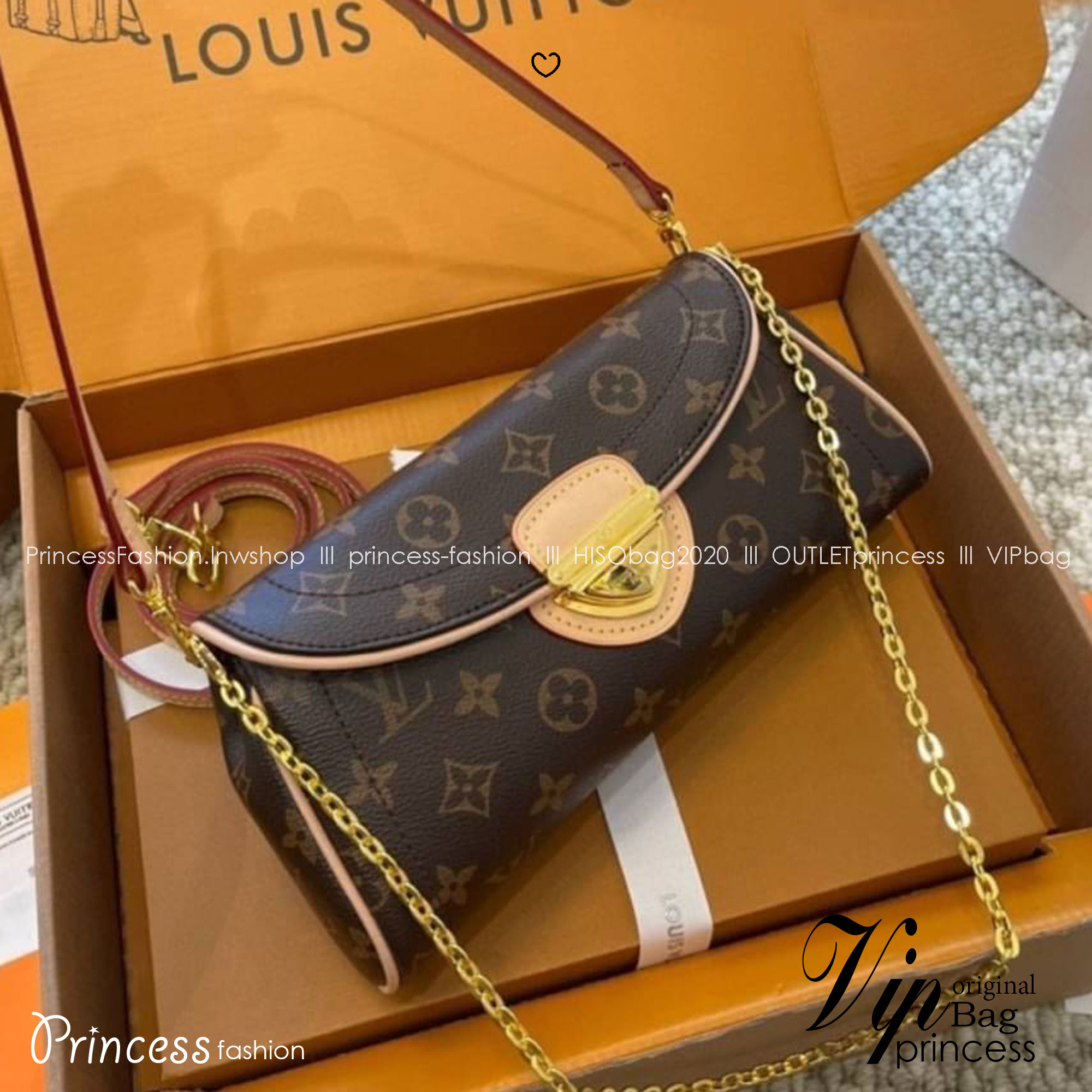 LV Beverly Clutch Bag / LV Pochette Beverly Shoulder Bag กระเป๋าทรงคลัช ทรงพอช งานวินเทจ ลายโมโนแกรม ถือหรือสะพายไหล่ได้ สวยหรูตลอดกาล ลายพิมพ์คมชัด อะไหล่สีทองหรูหรา เป็นอีกรุ่นที่ Must Have!! มากๆ ค่ะ