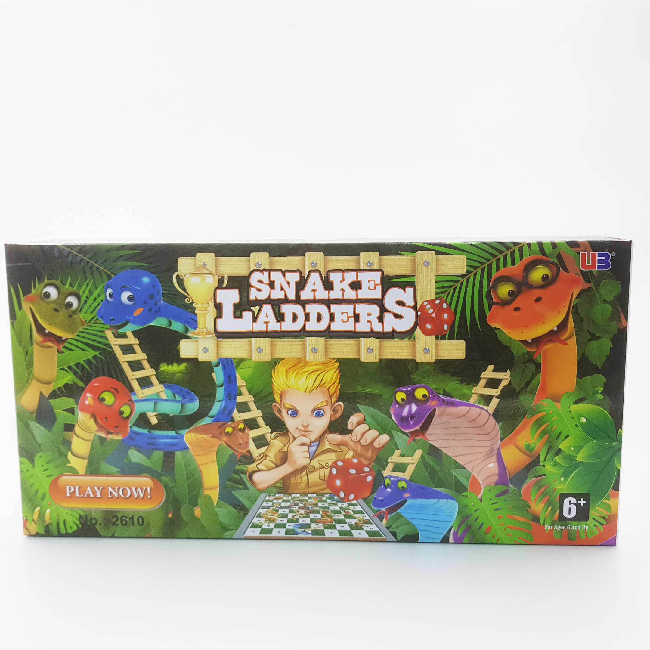 เกมบันไดงูแม่เหล็กแบรนด์ UB No.2610 (Snake ladder) เกมงูตกบันได