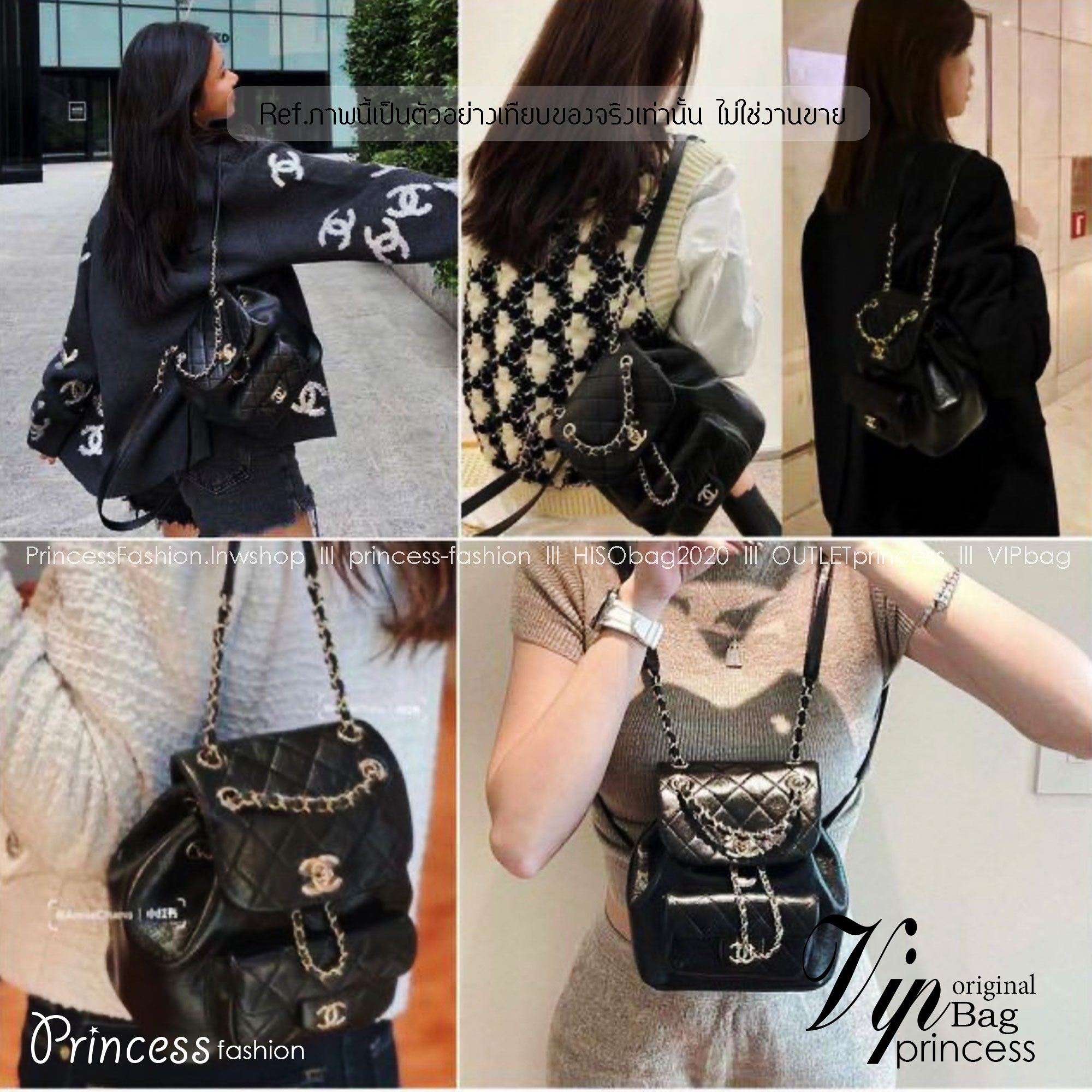 ORI หนังแท้ | Chanel Duma Backpack กระเป๋าเป้ไซส์มินิ น่ารักน่าใช้สุดๆ ไอเท็มยอดฮิต รูปทรงทันสมัย ดีเทลความสวยมากมาย