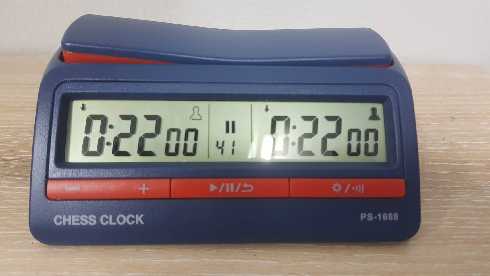 นาฬิกาจับเวลา รุ่น PS-1688เกมกระดาน ตั้งเวลาติดลบได้ เล่นครอสเวิร์ดได้