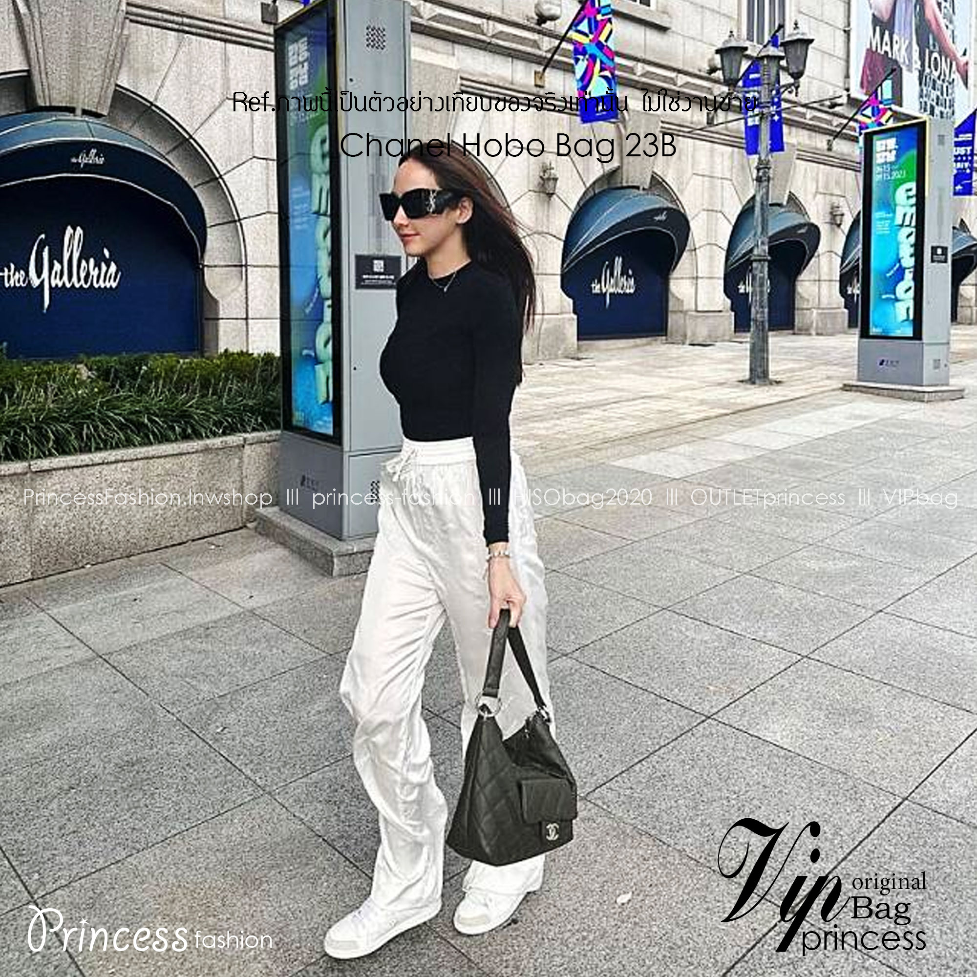 Chanel Hobo Bag 23B 28cm ออริสลับแท้ ใช้งานต่างประเทศได้ งานเกรดหนังสวย อะไหล่ทองสวยหรู กระเป๋าสะพายทรงโฮโบใบใหญ่ จุของได้เยอะ มี 2 ขนาดกำลังสวย ดีไซน์ใหม่ 2023 ตัวแม่ตัวมัม ห้ามพลาดเลยค่า