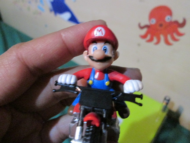 Nintendo_Mario set of 3 in Motorcycle โมเดลเกมส์เหมาะแก่การสะสม