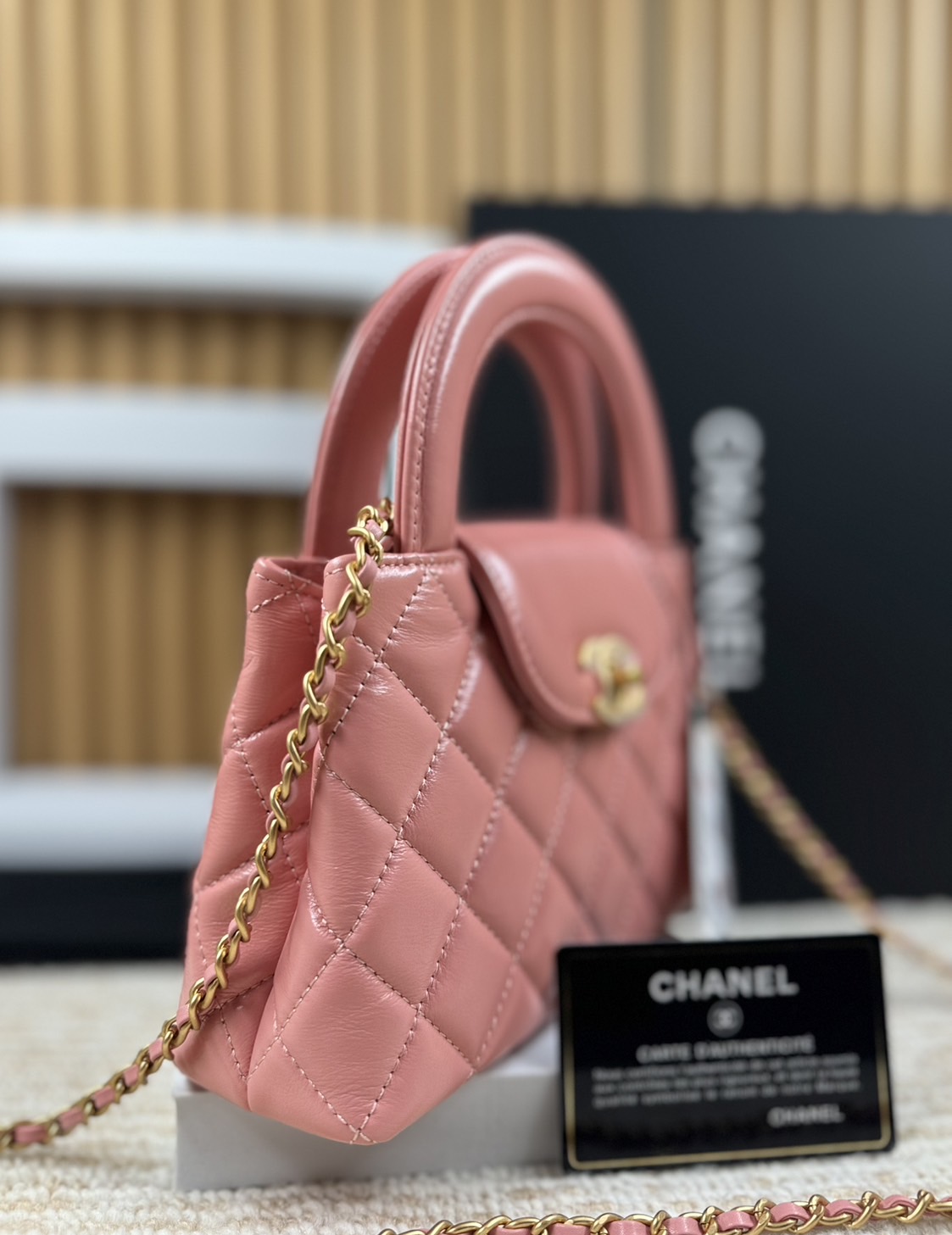 Chanel mini kelly flap bag เกรดออริ สลับแท้ 1:1 ใช้งานต่างประเทศได้