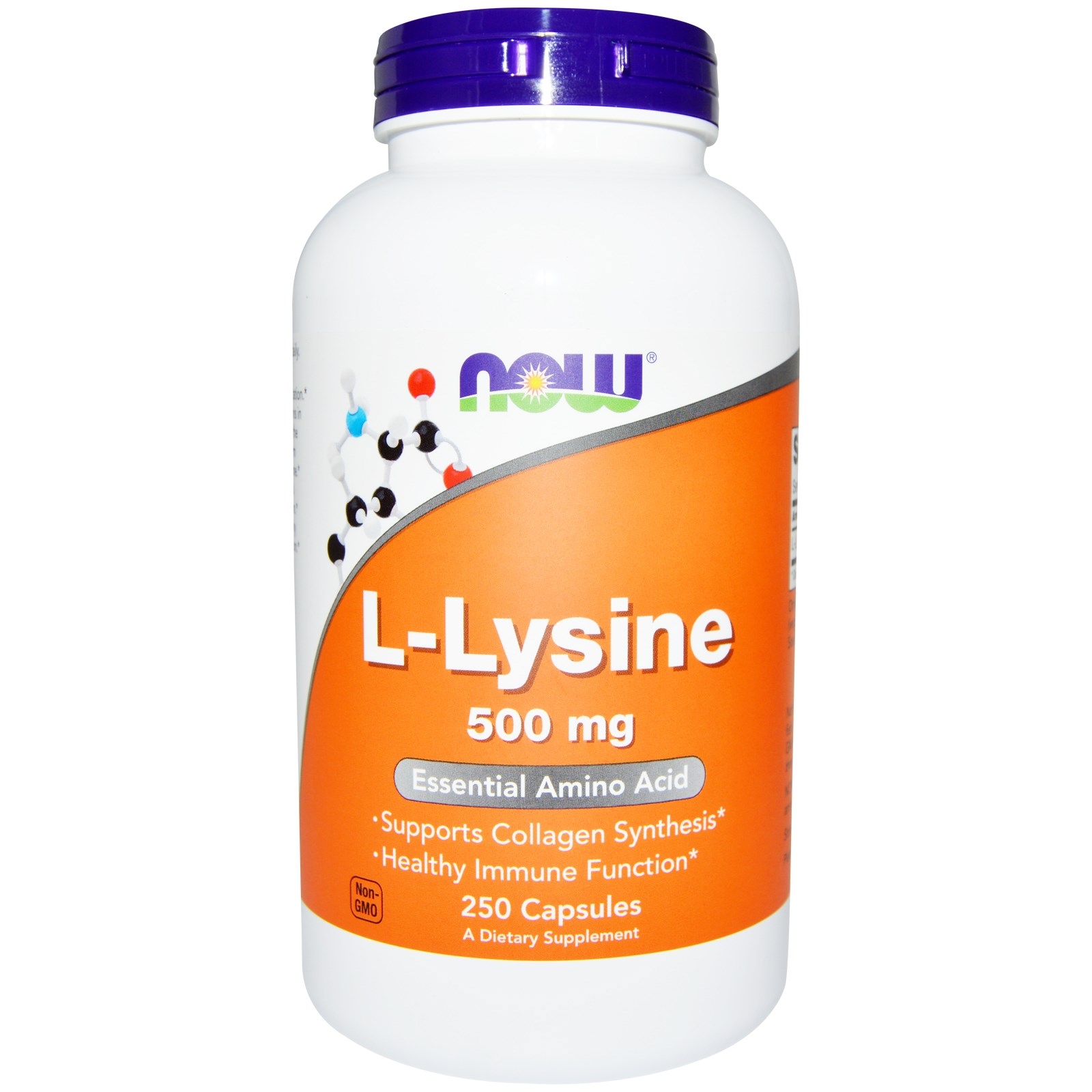 (Pre-order) Now Foods L-Lysine 500 mg 250 Tablets