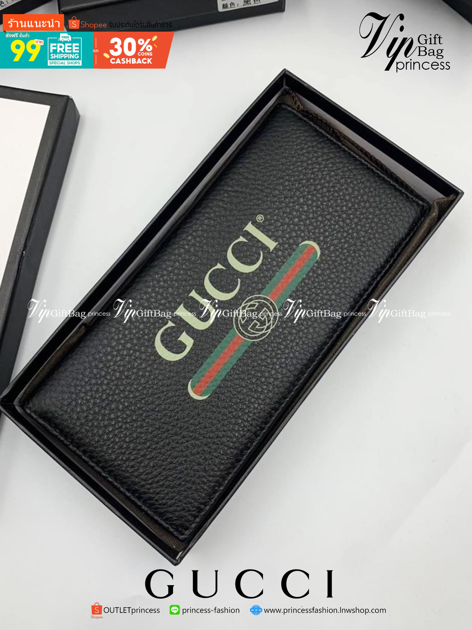หนังแท้ GUCCI Men Long Wallet รุ่นใหม่ล่าสุด!! หนังสวยเริด ดีงามมากค่าาา กระเป๋าสตางค์ใบยาว ดีไซน์ใหม่ สวยดูหรู ถือใช้กำลังเหมาะมือ ใส่บัตรได้เยอะ ใส่ธนบัตรได้ทุกชนิด มาครบ set พร้อมส่ง!! เป็นไอเท็มที่หนุ่มๆต้องมีจริงๆจ้า 😎😎