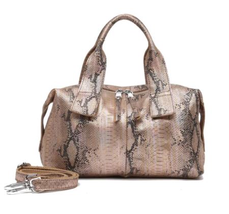 กระเป๋าผู้หญิง กระเป๋าถือ กระเป๋าสะพาย หนังวัวแท้ ลายเกร็ดงู สวยหรู ดูแพง กระเป๋าแฟชั่น ระดับ hi end 826416