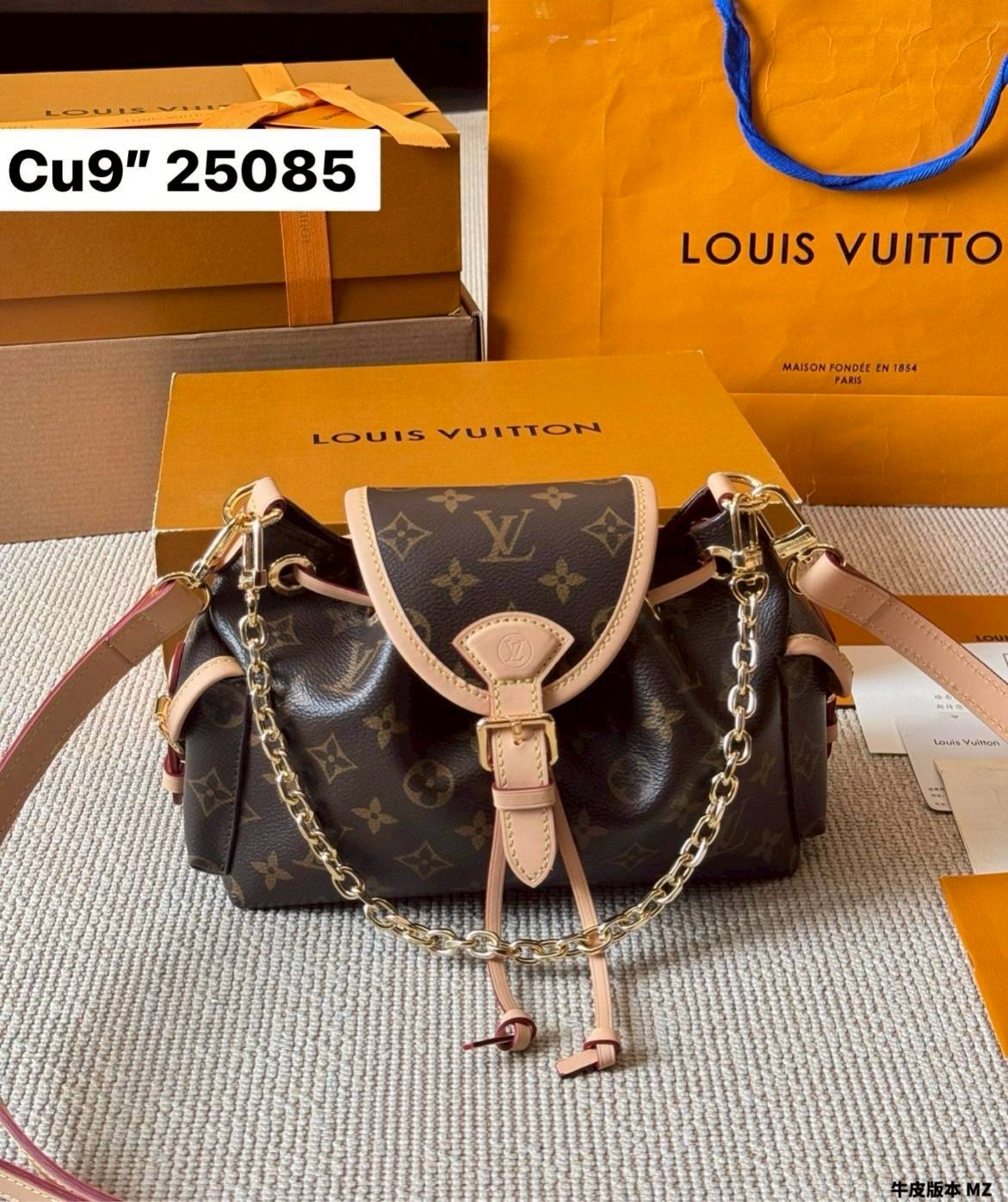 LV Odyssee bag Monogram Canvas กระเป๋าสะพายดีไซน์ใหม่งานหนังแคนวาสแท้ คอลเลกชันประจำฤดูกาล Pre-Fall 2025 ออกแบบมาเพื่อเชิดชูมรดกล้ำค่าที่สืบทอดจากรุ่นสู่รุ่น