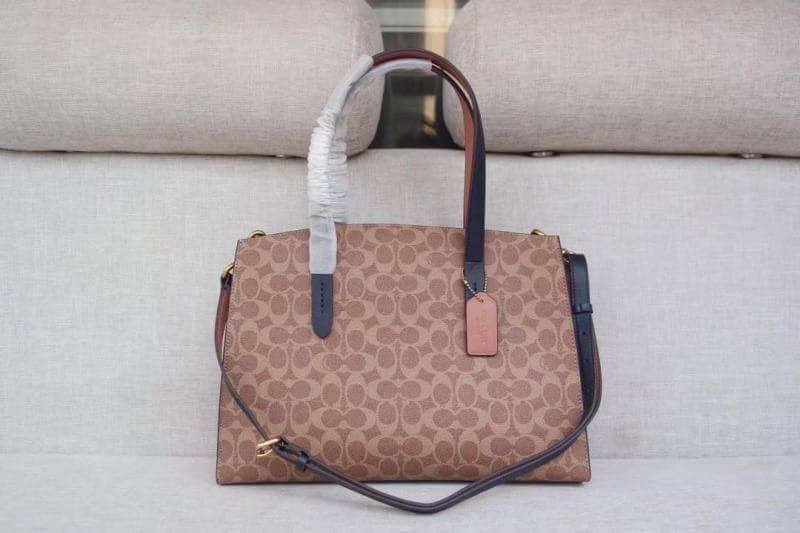 COACH Signature Charlie Medium Satchel พร้อมส่ง 2 สี