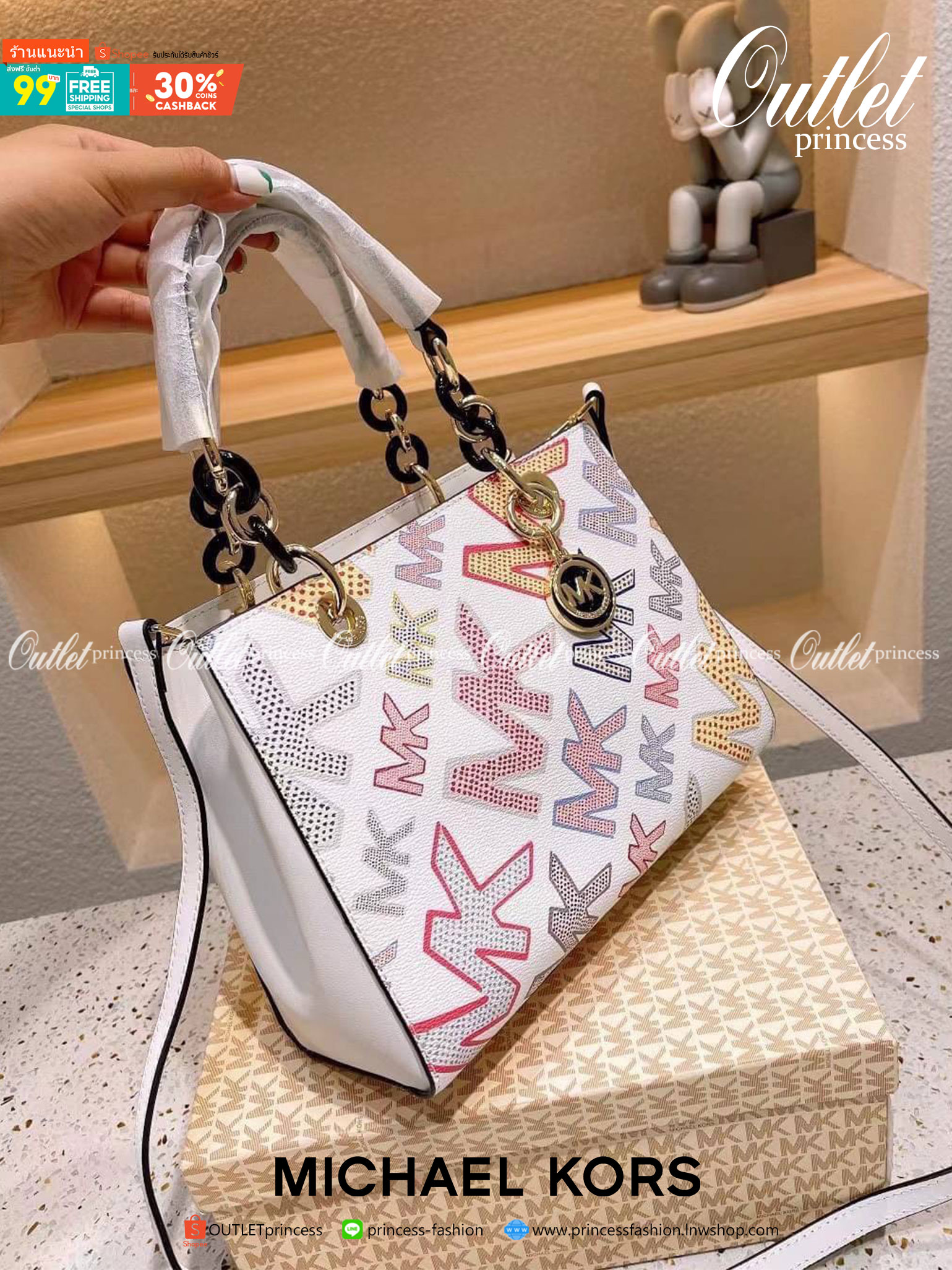 MICHAEL KORS Factory outlet MINI CROSSBODY LEATHER