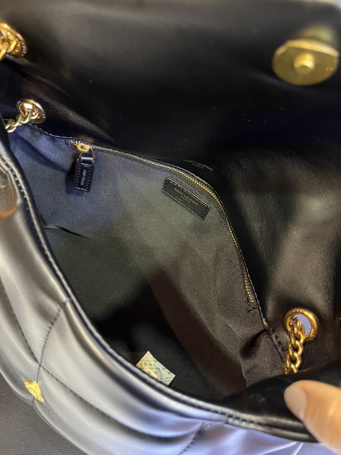 YSL PUFFER MEDIUM IN NAPPA LEATHER 35cm กระเป๋าสะพาย เกรดหนังสวยเต็มใบ เกรดออริ 1:1 ใช้งานต่างประเทศได้