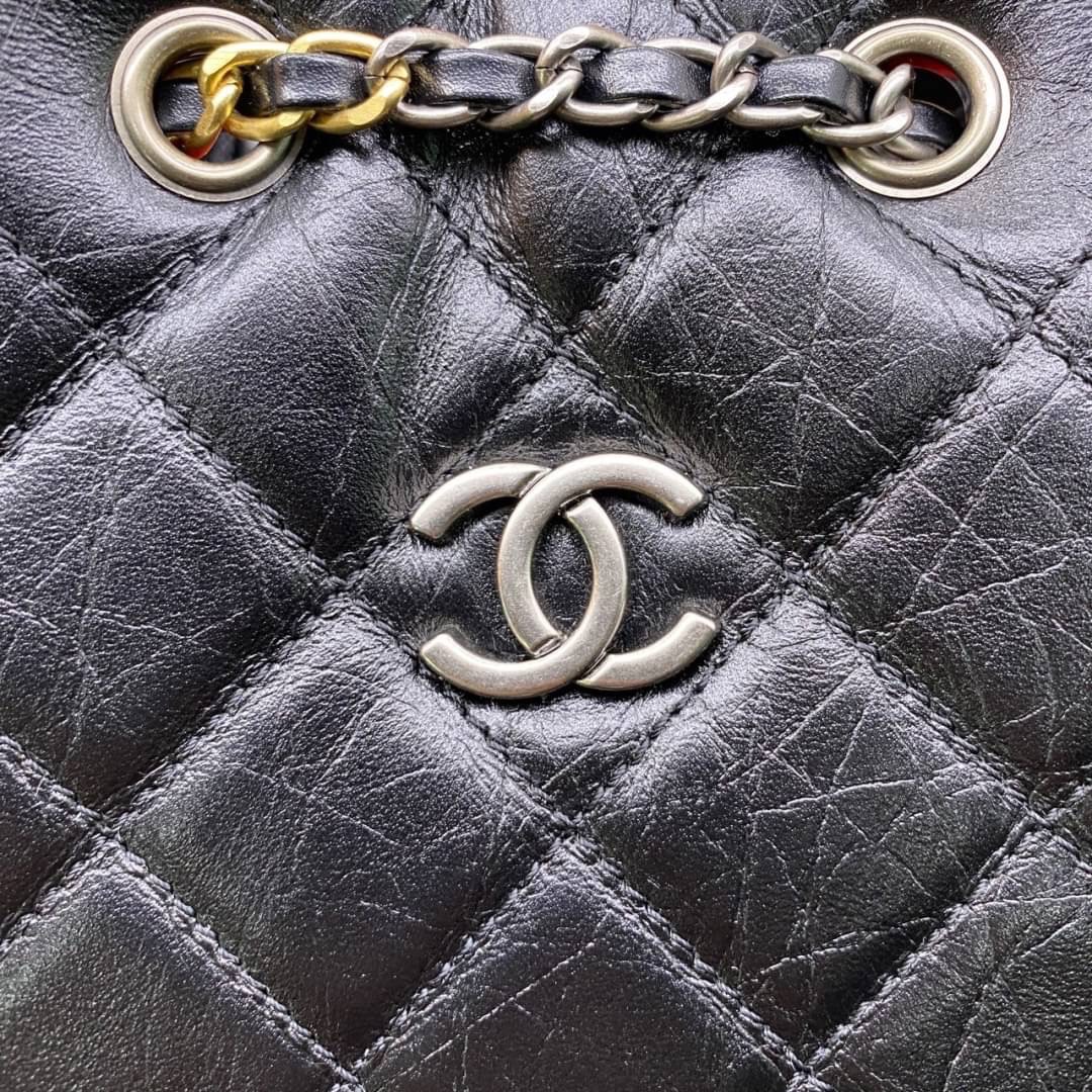 Chanel gabrielle backpack เกรดออริ 1:1 ใช้งาน ตปท ได้ กระเป๋าเป้ ดีไซน์หรูคลาสสิค สายสะพายในตัวรูดปากกระเป๋าเก็บทรงได้