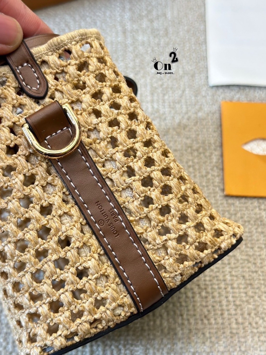 LV Noé Purse bag Raffia bag 5" / LV Bucket Bag กระเป๋าสานทรงบัคเก็ตไซส์มินิ ดีไซน์ใหม่สุดเอ็กซ์คลูซีฟจากเส้นใยถักแบบโครเชต์ พร้อมสายสะพาย ใช้ในวันสบายๆ ผ่อนคลาย เรียบหรูดูมีสไตส์