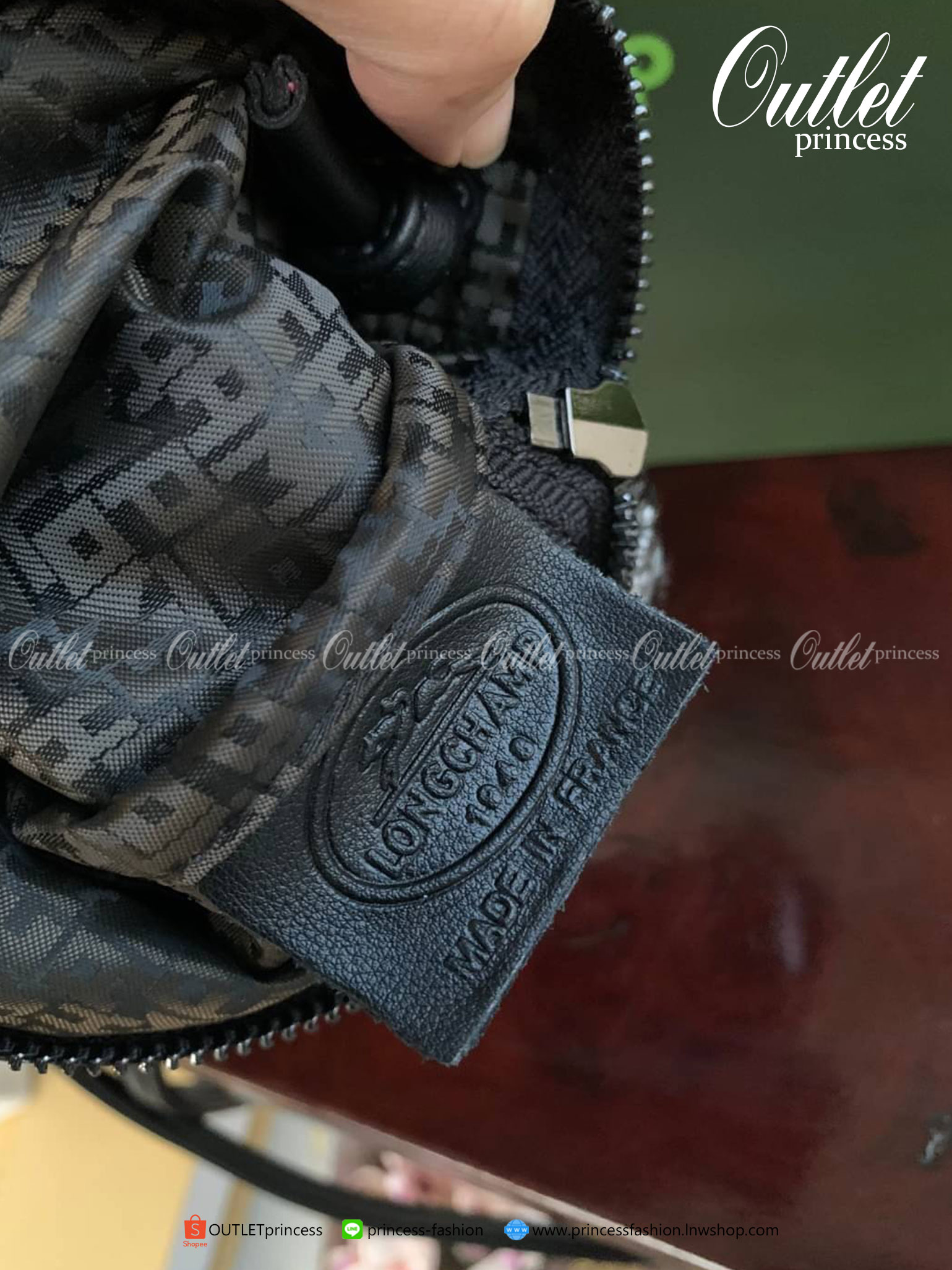 💕 Longchamp Le Pliage Cuir Crossbody Bag