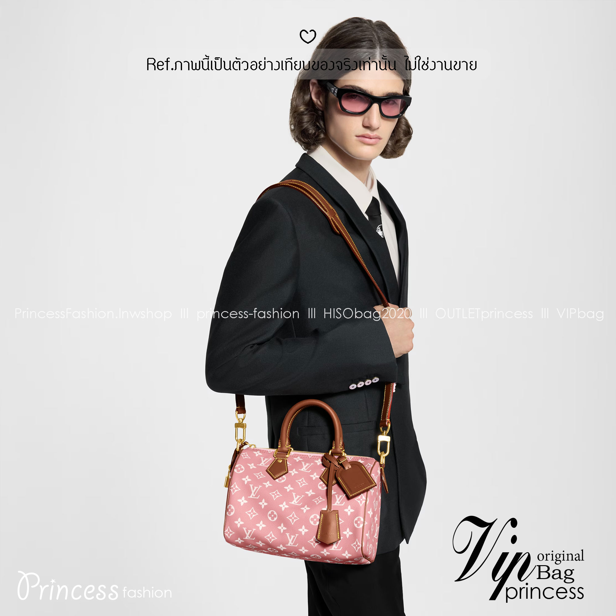 ORI หนังแท้ | LV Speedy P9 Bandoulière 25 Bag กระเป๋าสะพายทรงหมอนสปีดี้ คอลใหม่ล่าสุดหรูหราโดดเด่น รูปทรงใช้งานง่ายสวยตลอดกาล ใช้ได้กับทุกลุค ทุกโอกาส ภายในโล่งกว้างมาก ใส่ของสำคัญได้ครบแน่นอนจ้า