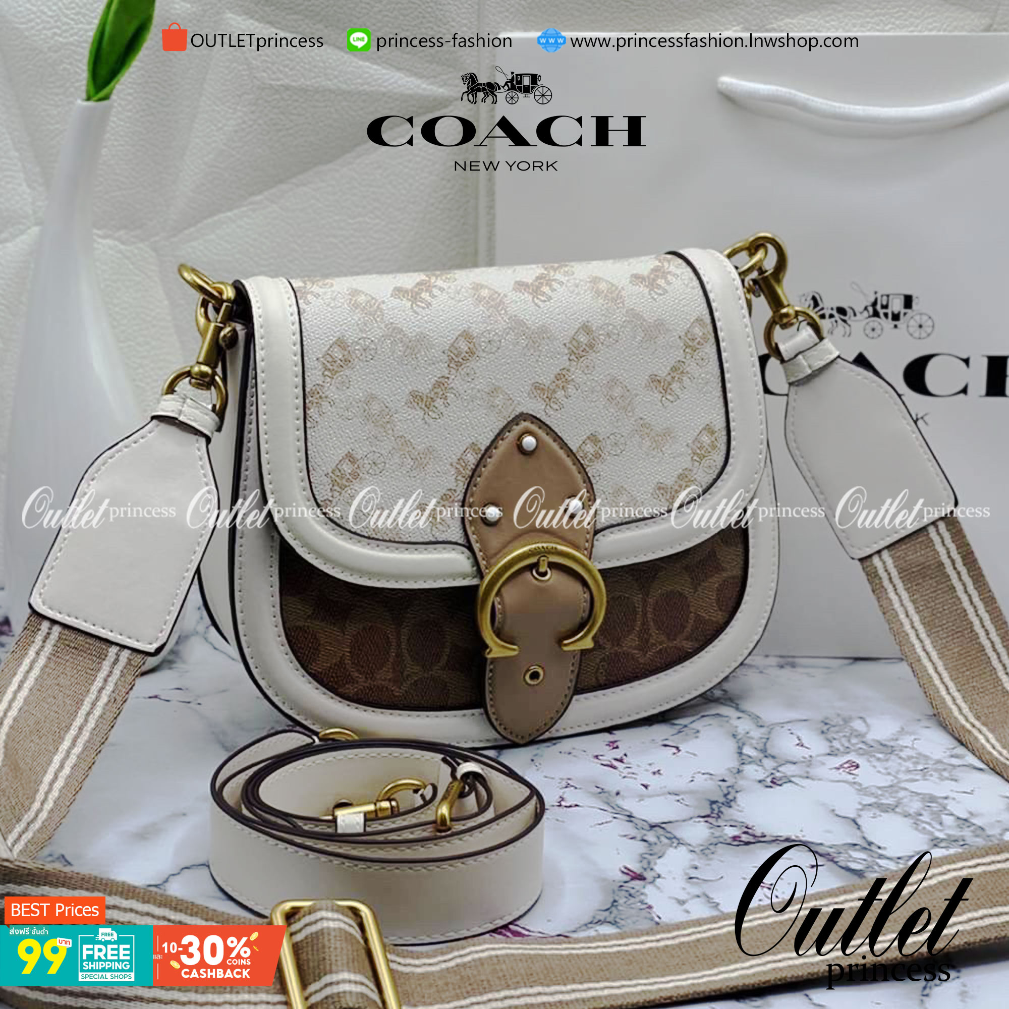 Coach Printed Coated Canvas And Glovetaanned เข้าเพิ่ม 4 แบบ มี 2สาย สายหนังและสายสปอร์ต สุดคุ้มเลยค่าา พร้อมส่งที่ไทยอีกครั้ง ฮอตฮิตไม่เลิกค่ะ ถามหากันเยอะมาก! กระเป๋าสะพายครอสบอดี้ร์ วัสดุหนังแท้ชั้นดีที่สุด! หนังสวย บวกกับอะไหล่แบรนด์ที่ดูเด่นคลาสสิคตร