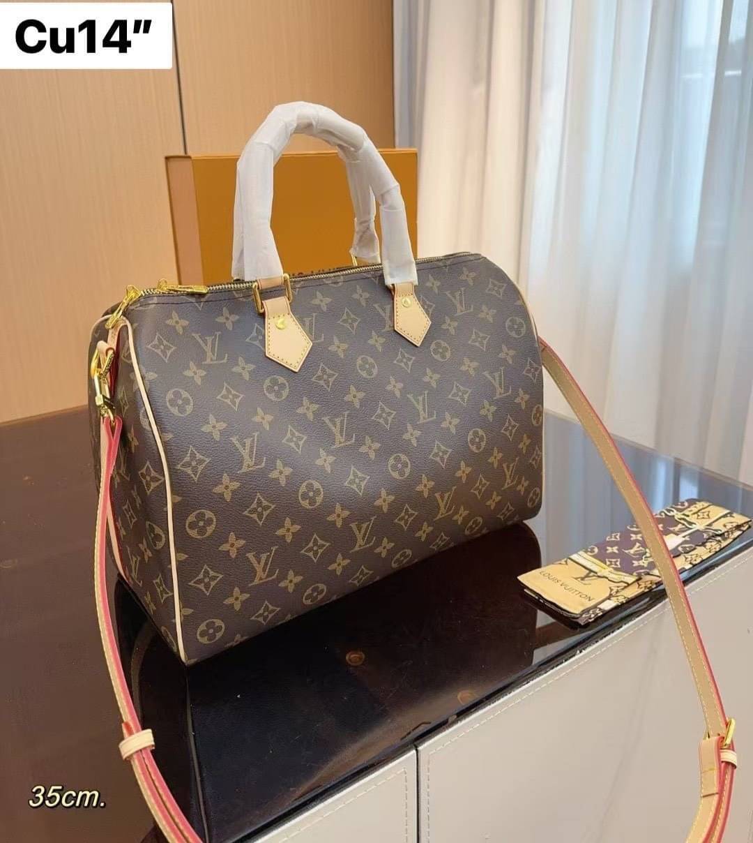 LV Speedy Bandoulière 35 bag กระเป๋าสะพายทรงหมอน ใบใหญ่จุของได้เยอะ รุ่นท็อปฮิต รูปทรงสวยตลอดกาล