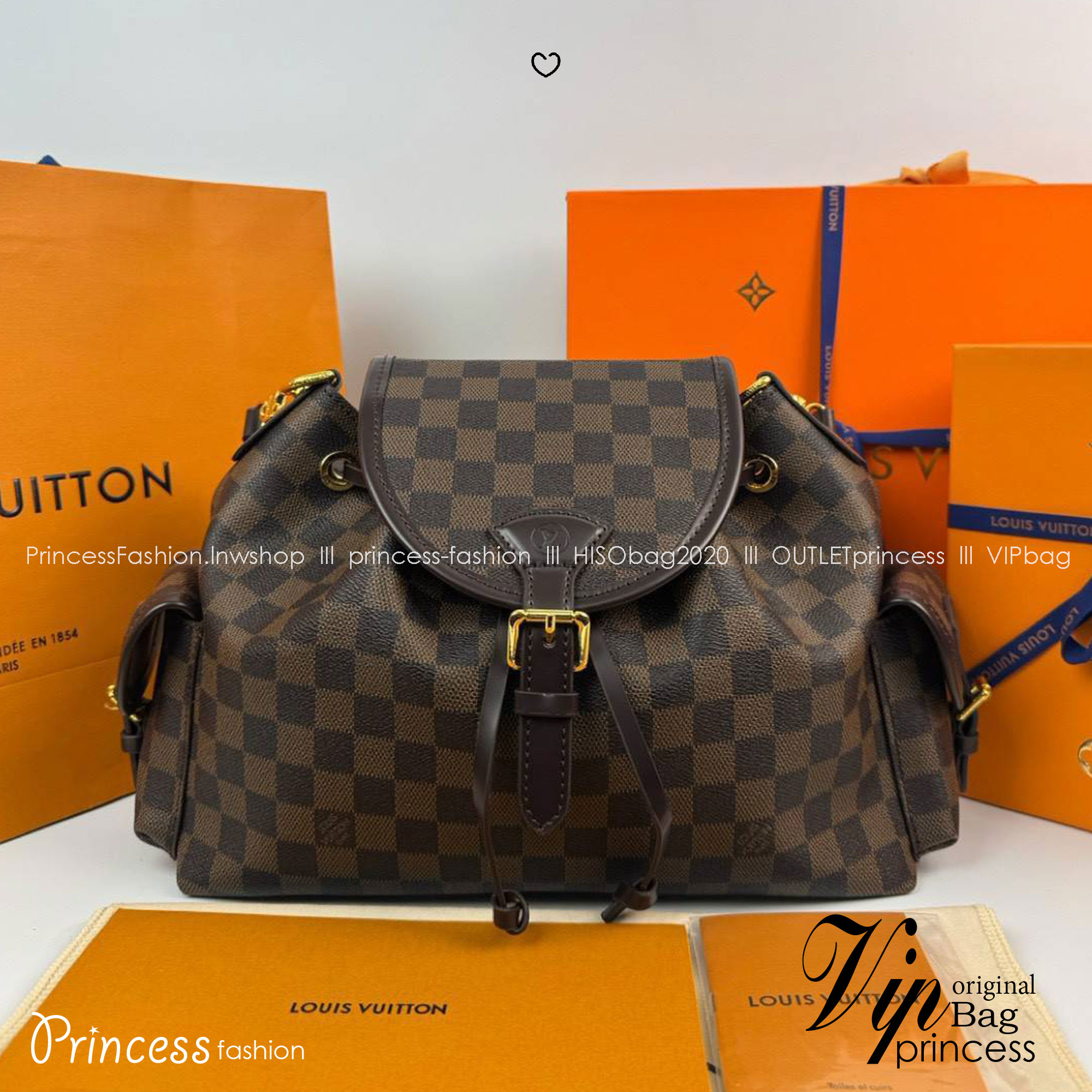 ORI หนังแท้ | LV Odyssee bag Damier Canvas กระเป๋าสะพายดีไซน์ใหม่ คอลเลกชันประจำฤดูกาล Pre-Fall 2025 ออกแบบมาเพื่อเชิดชูมรดกล้ำค่าที่สืบทอดจากรุ่นสู่รุ่น ดีไซน์ทันสมัยใช้งานได้ทุกวัน