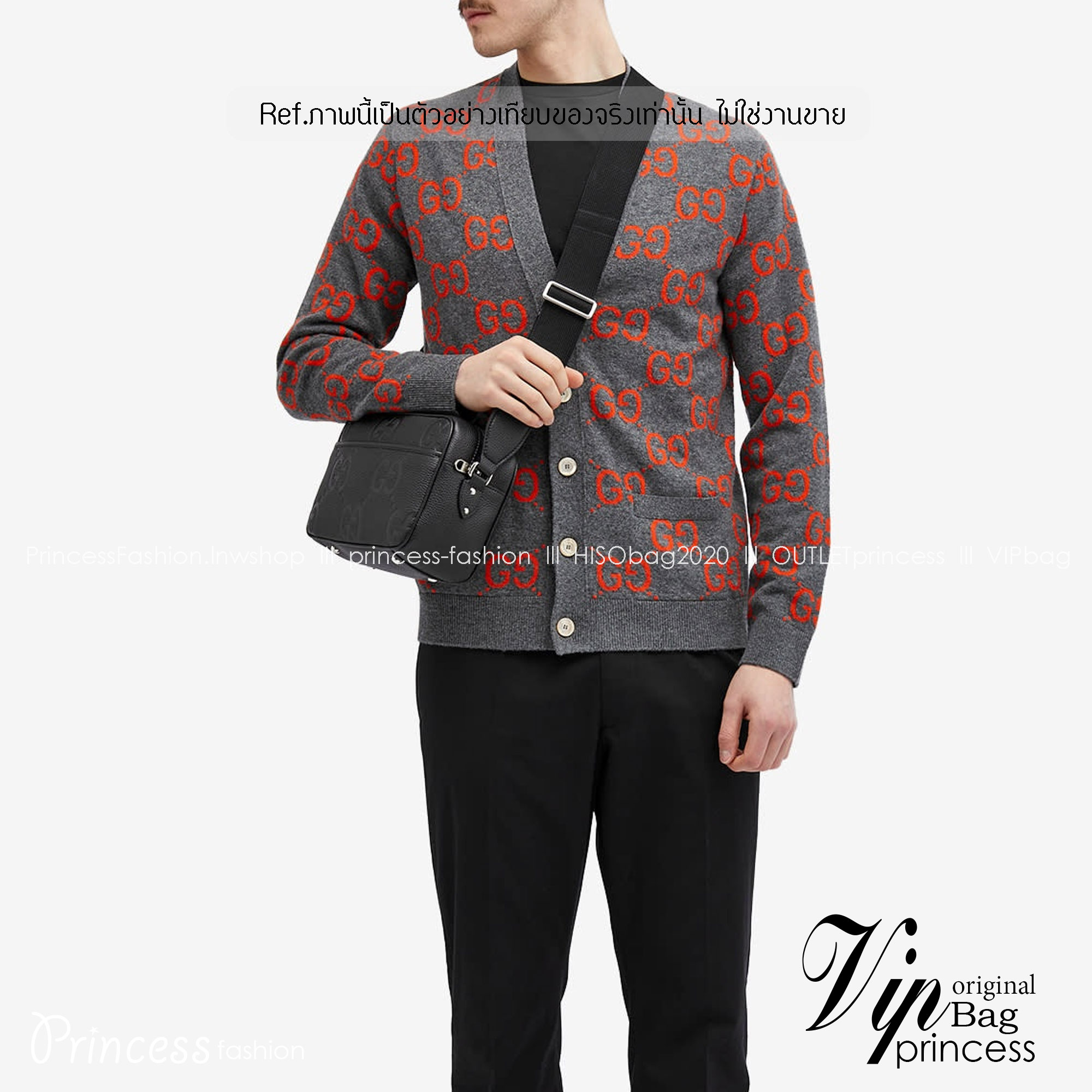 GUCCI JUMBO GG MEDIUM MESSENGER BAG Black jumbo GG leather กระเป๋าทรงแมสเซ็นเจอร์สีดำคลาสสิค เกรดออริ ท็อป สลับแท้ 1:1 เกรดดีสุด ใช้งานต่างประเทศได้