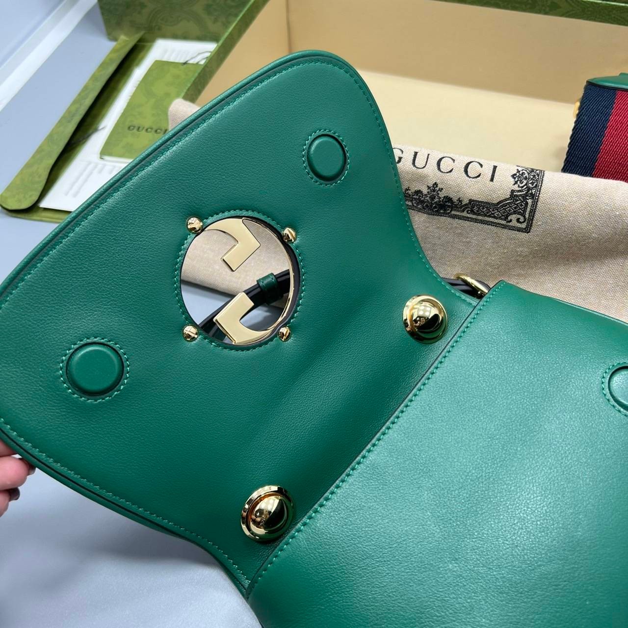 GUCCI Blondie mini bag เกรดเทพออริจินล หนังแท้ ภาพถ่ายจากงานขายจริง ใช้งานต่างประเทศได้ ผ่านทุก ตม