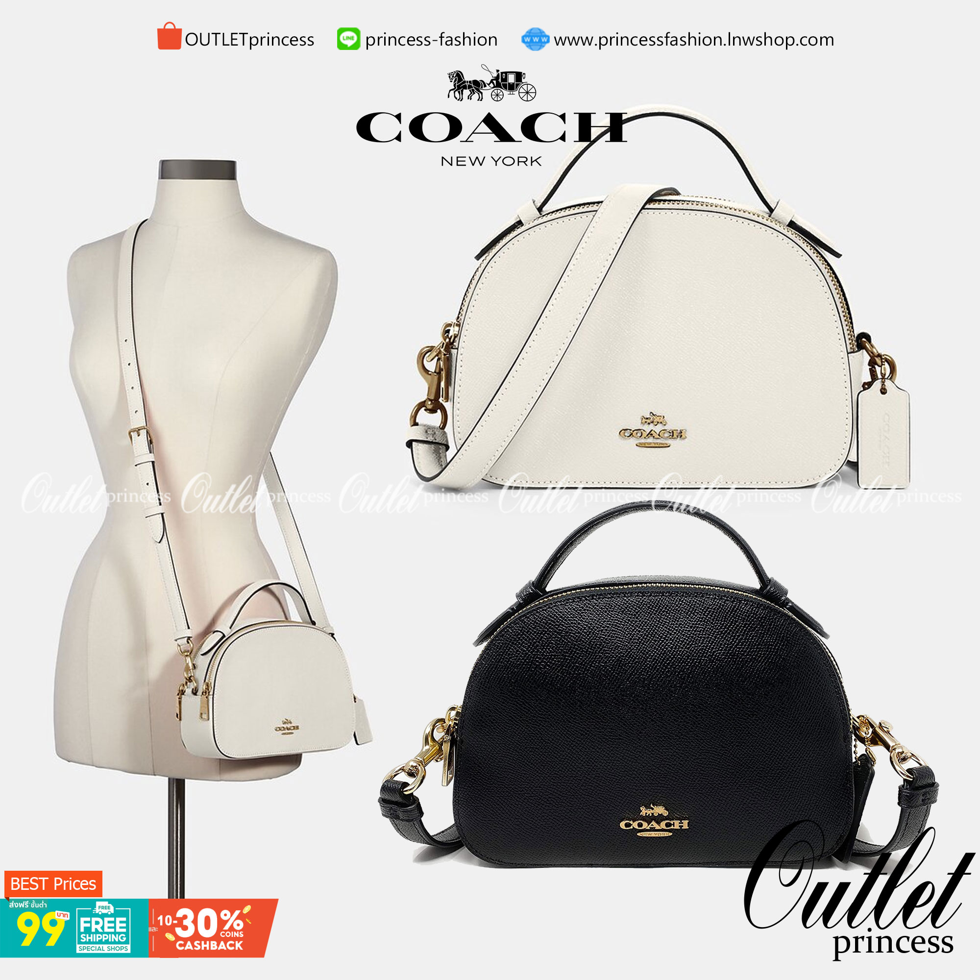 COACH 1589 SERENA SATCHEL กระเป๋าสะพายคอลเลคชั่นยอดฮิต ดีไซน์ลุคผู้ดี ต้องยกให้น้องใบนี้เลย!! จัดสีคุณหนูมาให้ สวยตาแตก!! วัสดุหนัง crossgrain ทนทาน เปิด-ปิดด้วยซิป 2 ช่องหลัก ภายในเป็นช่องโล่ง เก็บของได้แบบสบายๆ ใส่มือถือได้ทุกรุ่น สามารถหยิบไปแมทช์ได้ง่