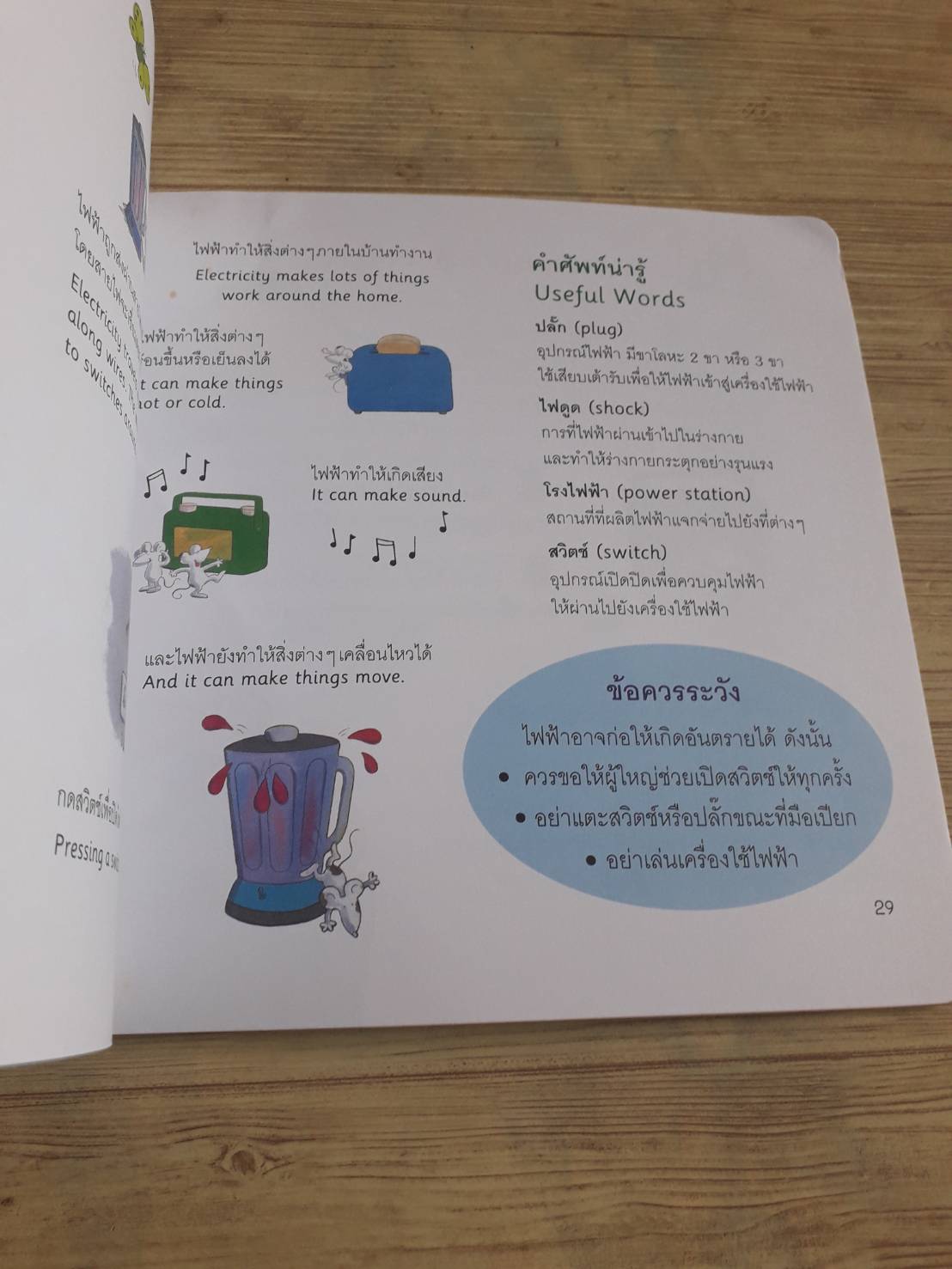 หนูจิ๋วไขความลับสวิตช์ไฟ เรียนรู้เรื่องกระแสไฟฟ้า Sam Godwin เขียน Simona Abel ภาพ ธีรมน วงศาโรจน์ แปล