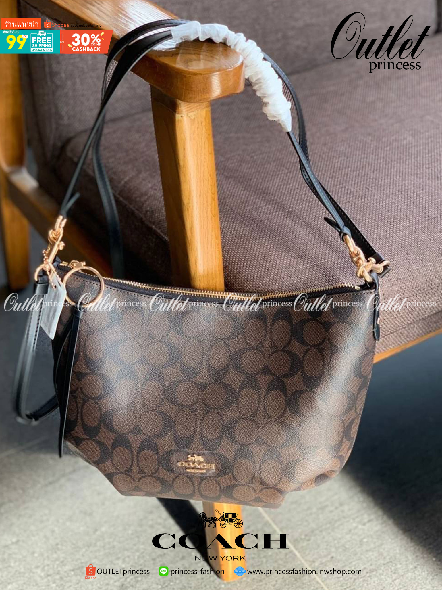 OUTLET 】ปรับราคาลง ได้ไปไม่ผิดหวังแน่นอนจ้าา💥 Coach Pebble Leather Small Skylar Hobo Shoulder Bag((90738)) พร้อมส่งที่ไทย ล่าสุด! กระเป๋าหิ้ว//สะพายข้างได้ ทรงน่ารัก ละมุน หนังแท้ หนังนิ่มมือดีมาก หลงรักแน่นอนค่าา! เปิดปิดกระเป๋าแบบซิปมีพู่ห้อย ใช