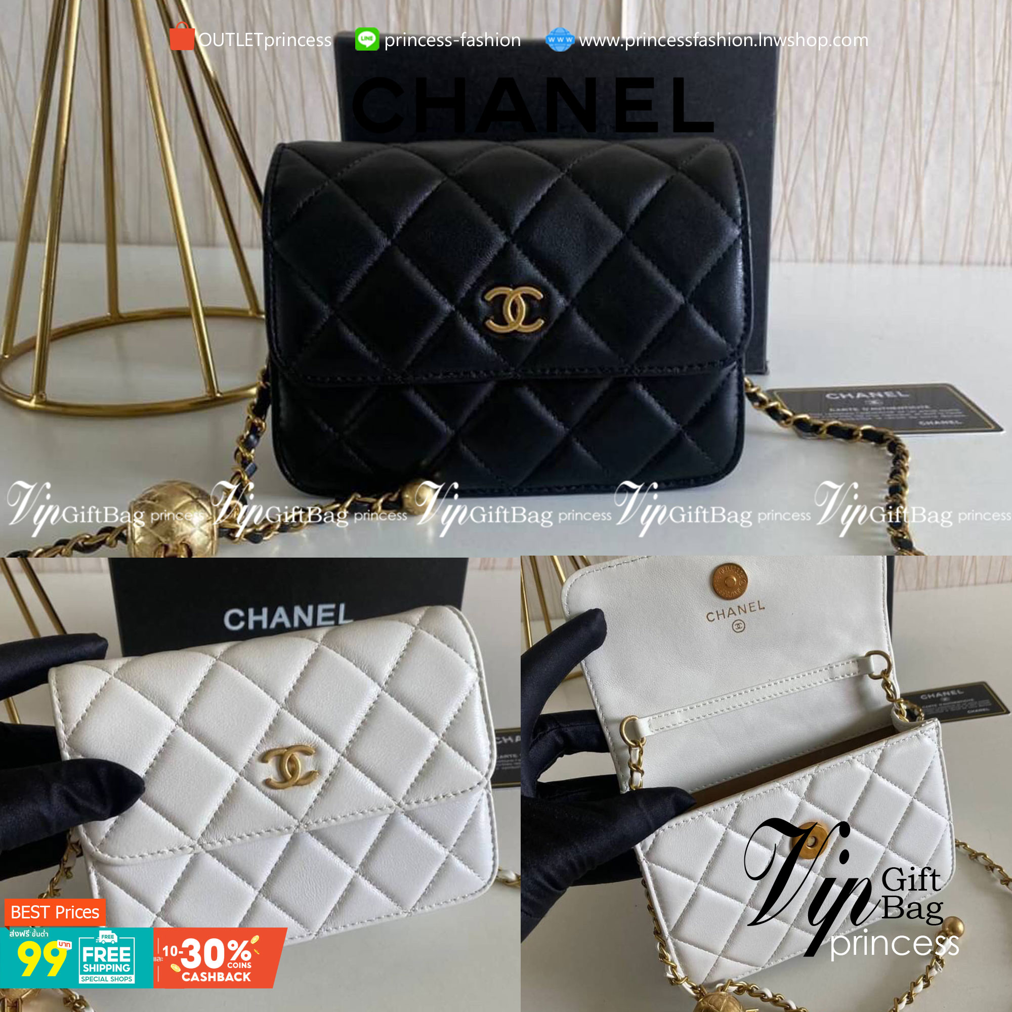 VIP GIFT 】หนังแกะแท้ CHANEL lambskin small shoulder bag with chain เรียบหรู ดูดี ดีไซน์สุดคลาสสิค ใช้ออกงานได้เลย มีสายโซ่อะไหล่ทองรมควันอย่างลงตัว ไอเท็มแนะนำพร้อมส่งที่ไทยราคาสุดคุ้มห้ามพลาดค่ะ!