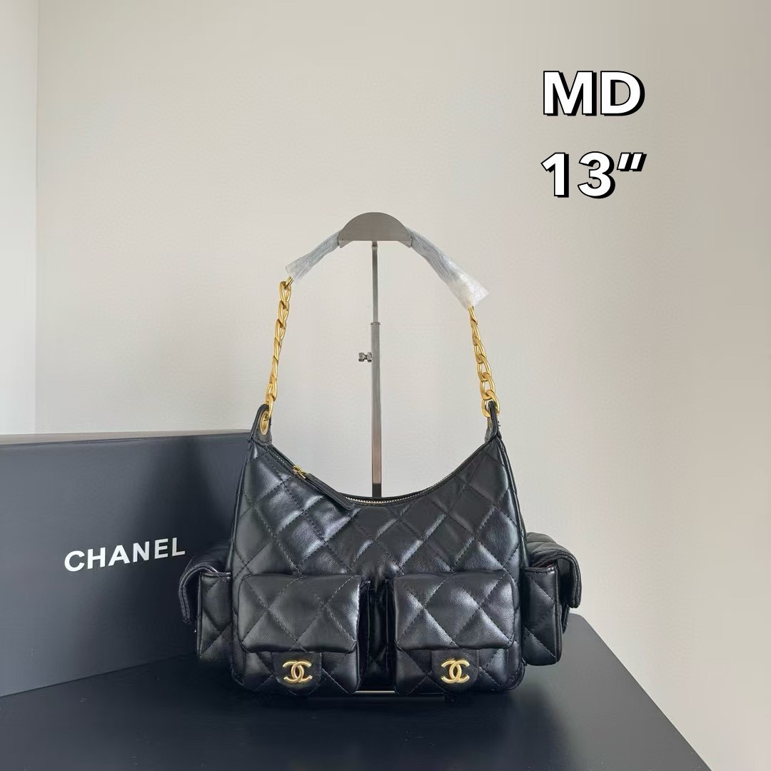 CHANEL 25C Hobo Bag ใหม่ล่าสุดก่อนใคร กับกระเป๋าสะพายทรงโฮโบรูปทรงสวยคลาสสิค ใช้งานได้ง่าย ทุกลุค ทุกสไตล์