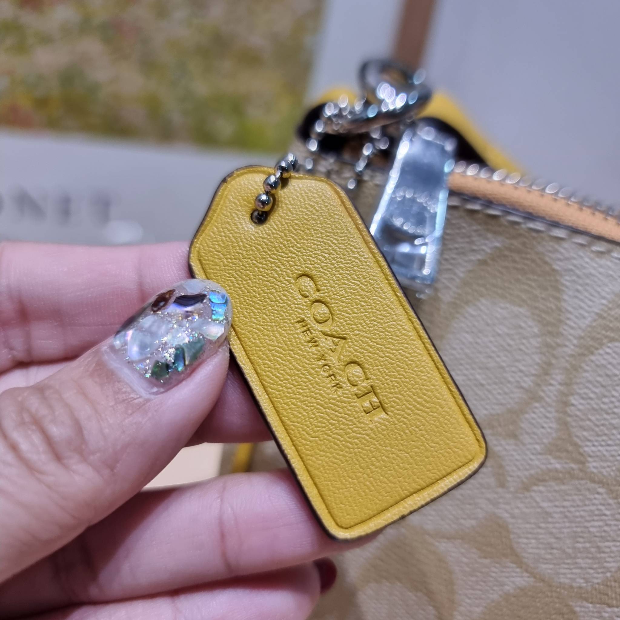 COACH TOP HANDLE POUCH F58321 พร้อมส่ง 9 สี กระเป๋าทรงพอช ยอดฮิต ยกขึ้นแท่น ด้วยดีไซน์ที่ออกมาให้ใช้งานได้ง่าย ขนาดกำลังเหมาะ
