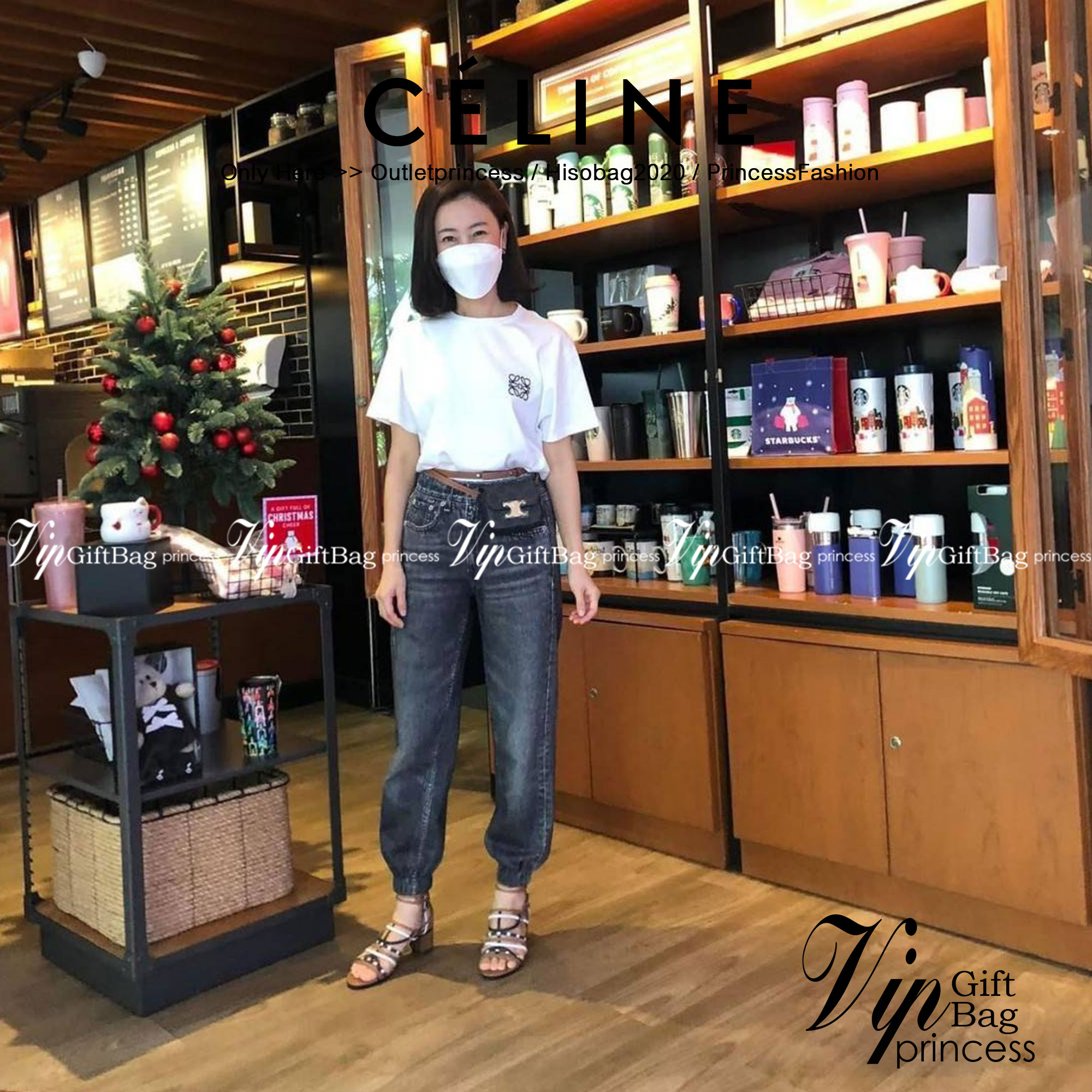 หนังแท้ CELINE MINI TRIOMPHE IN TRIOMPHE CANVAS AND CALFSKIN ใบเล็กน่ารัก งานหนังแท้ทั้งใบ กระเป๋ามินิทรงชิค ดีไซน์รูปกล่องสุดแสนมินิมอล สามารถสะพายแบบ Crossbody และยังเป็น Belt Bagได้อีกด้วย แบบไม่มีตกยุค ด้านหน้าโดดเด่นด้วยโลโก้สีทอง เป็นอีกหนึ่งตัวเลือ