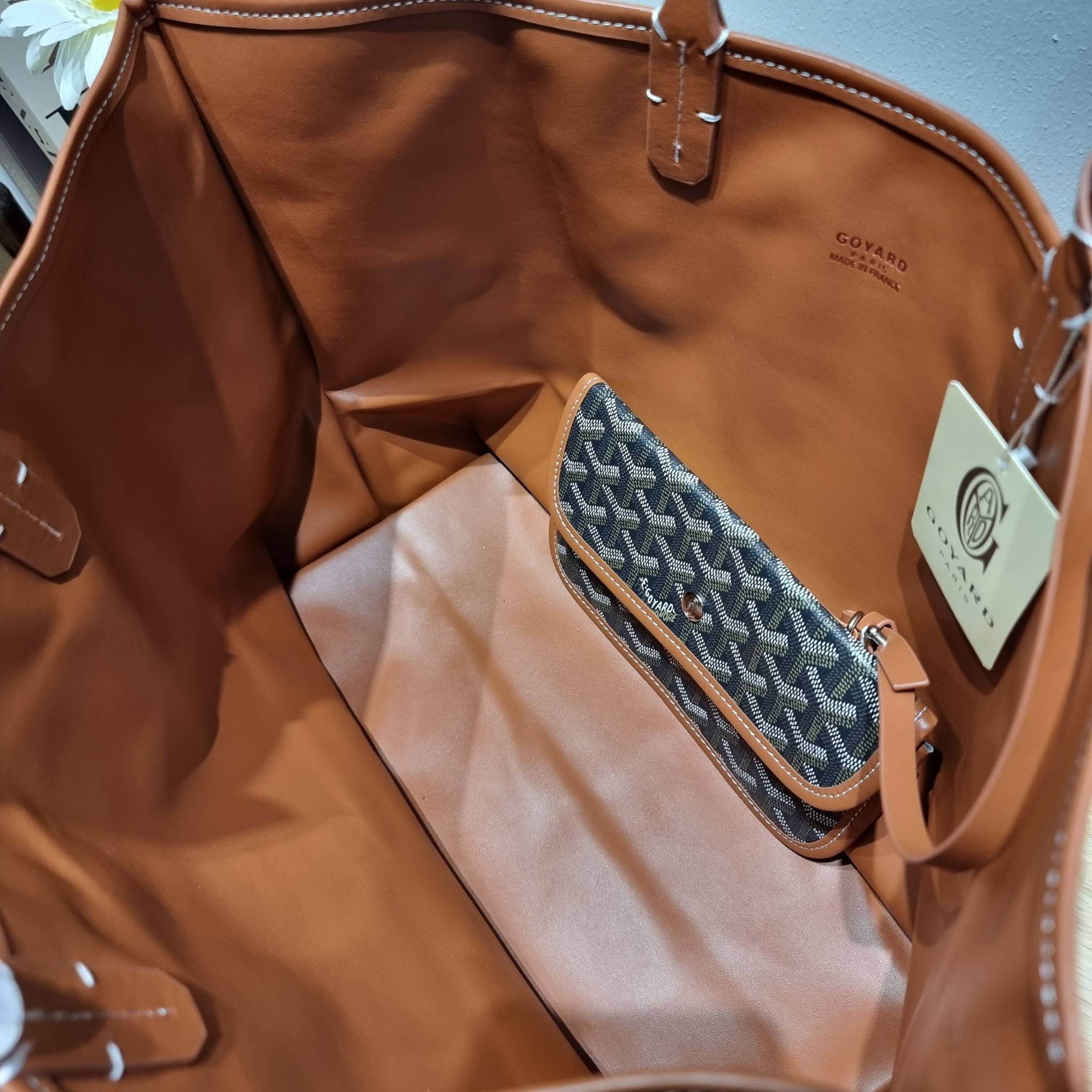 GOYARD ANJOU REVERSIBLE TOTE กระเป๋าสะพายทรงโท้ท ใบใหญ่จุใจ!! กลับด้านใช้ได้ทั้ง 2 ด้าน มาครบสีขายดี เลิศทุกสี รูปทรงคลาสสิค