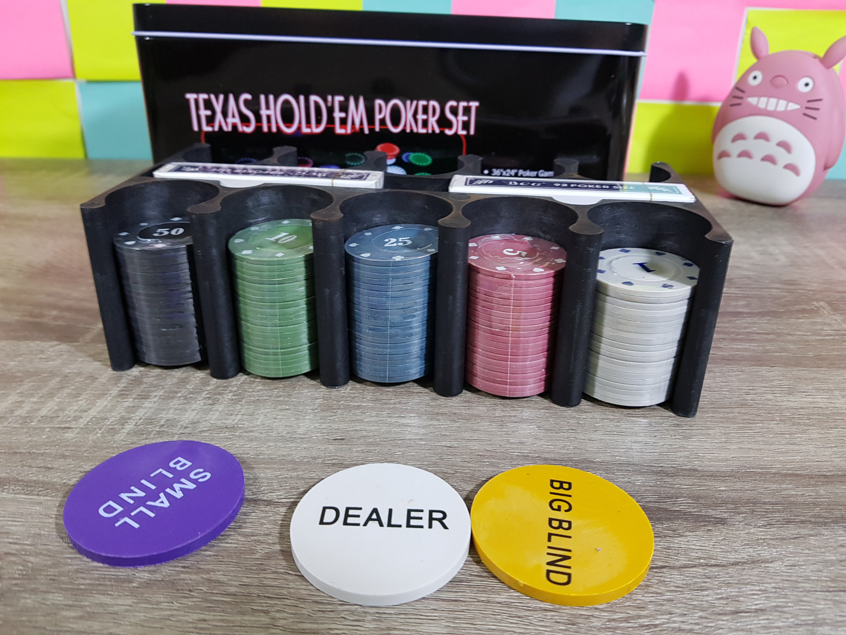 ชุดโป๊กเกอร์พร้อมชิพ200 ชิพ (Poker Set 200 Chip) Texas Hold'em Poker Set