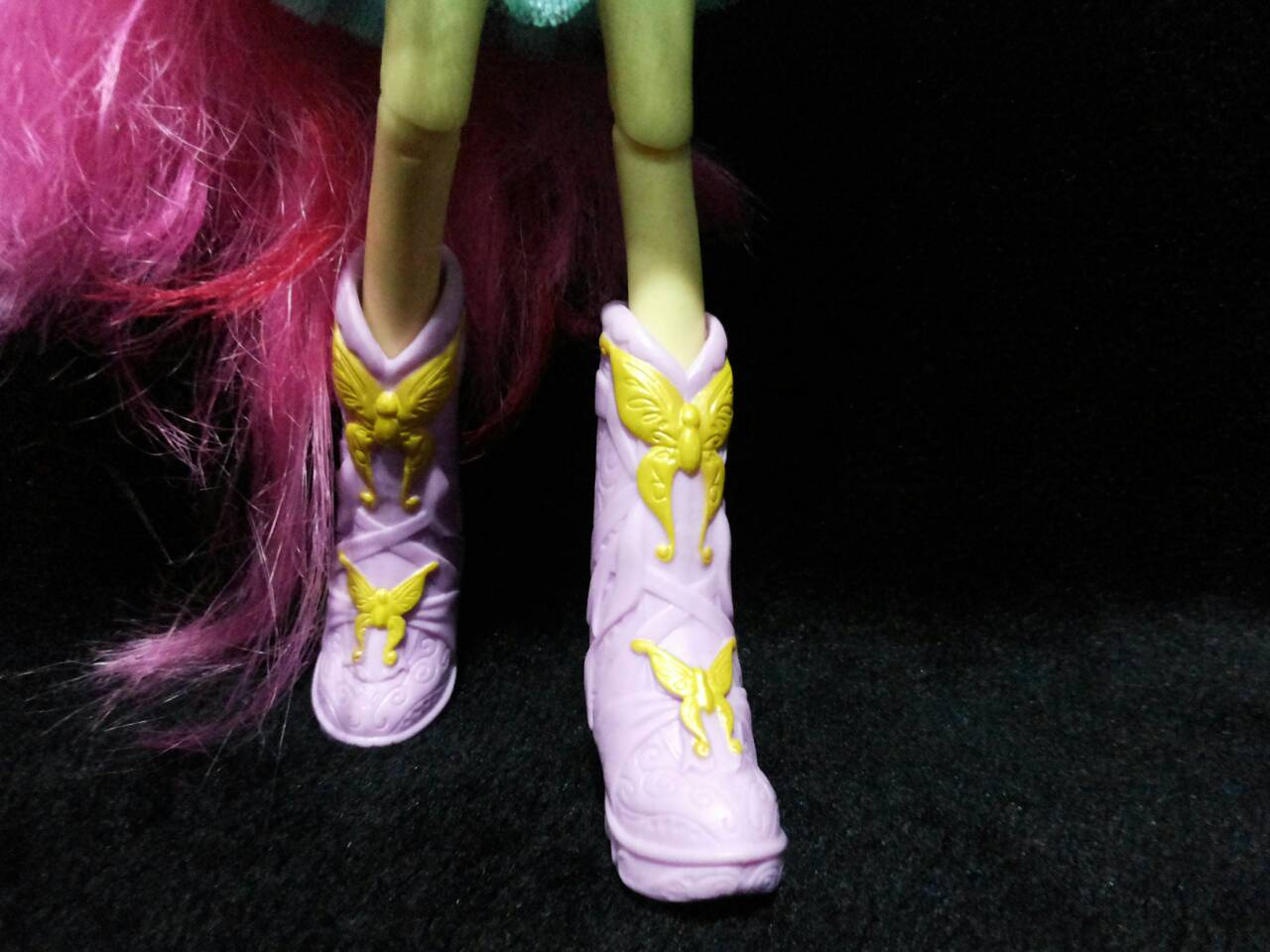 My little pony equestria girl_Fluttershy ตุ๊กตามายลิตเติ้ลโพนี่แท้มือสองสภาพดีมีข้อต่อ