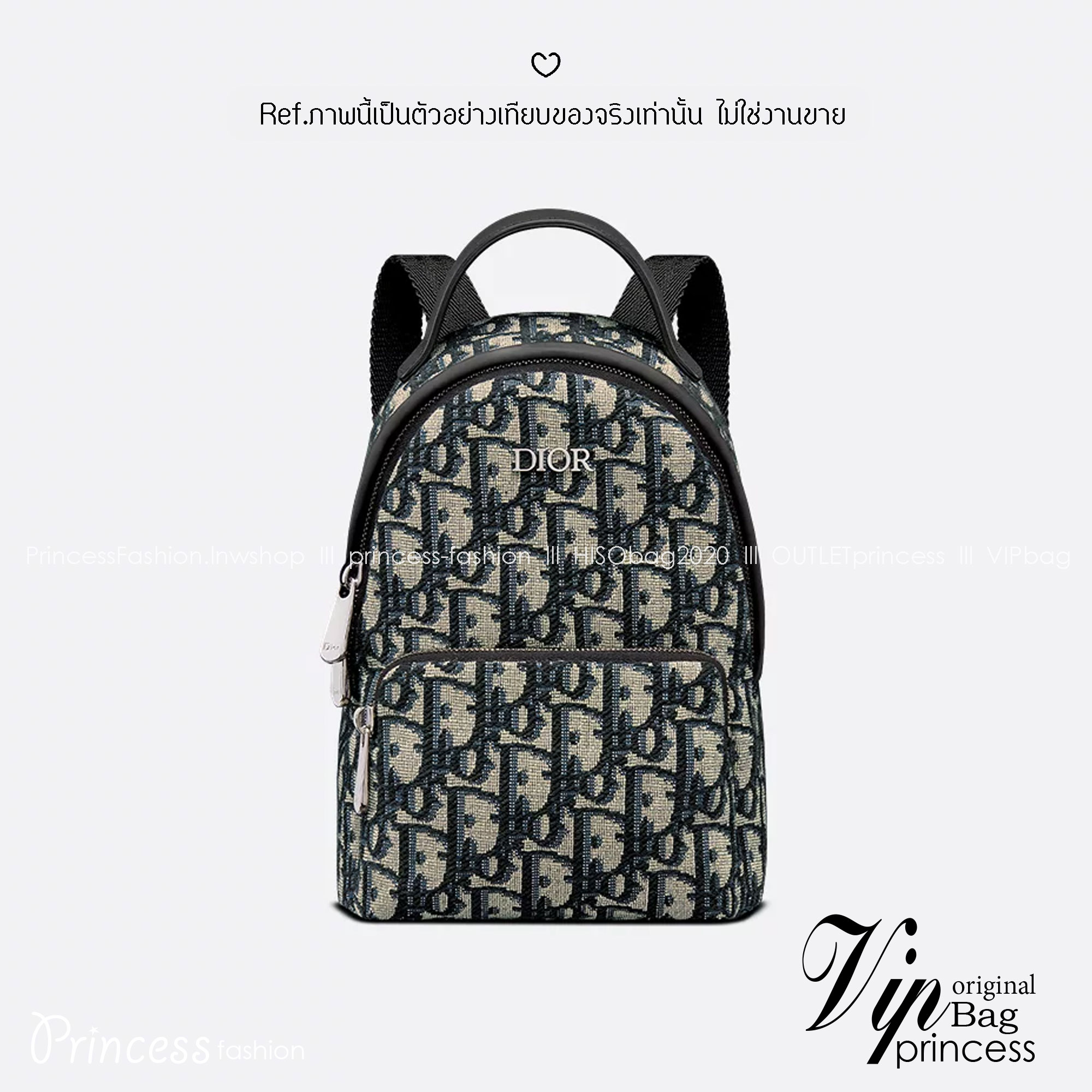 TOP ORI | DIOR Kids' Mini Rider Backpack Oblique Jacquard กระเป๋าเป้ไซส์มินิ งานหนังแท้ เกรดดีสุด ทอลายแบรนด์ด้วยผ้าแจ็คการ์ดเนื้อแน่นอย่างดี