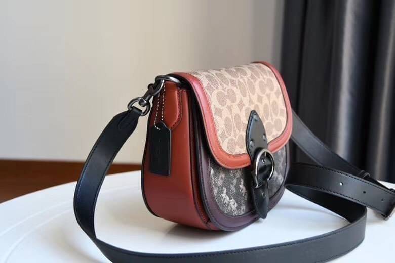 COACH 0745 Printed coated canvas and glovetanned leather