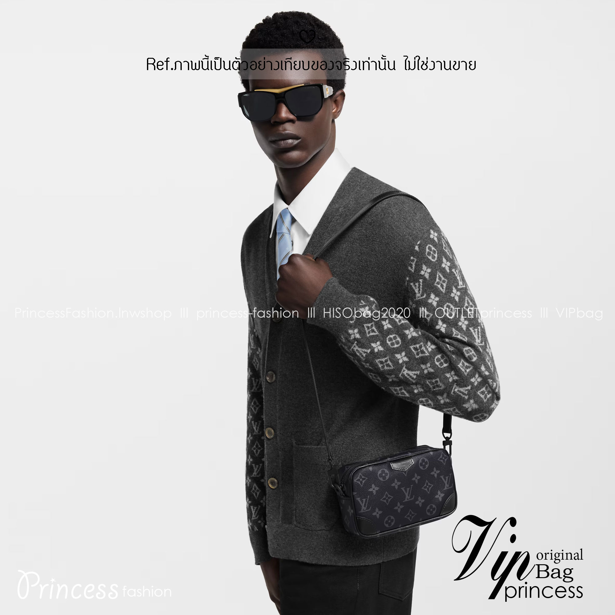 ORI หนังแท้ | LV Trocadéro Wearable Wallet Monogram Canvas 20cm กระเป๋าสะพายทรงแมสเซ็นเจอร์ดีไซน์ใช้เป็นกระเป๋าสตางค์ได้ ขนาดกำลังสวยกะทัดรัด คลาสสิคหรูหราคล่องตัว