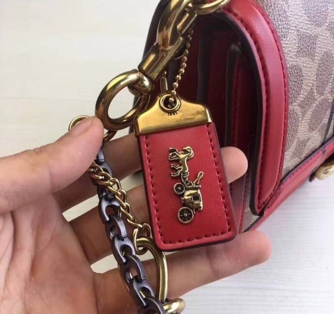 Coach Riley Top Handle 22 In Signature Canvas With Rexy Bag