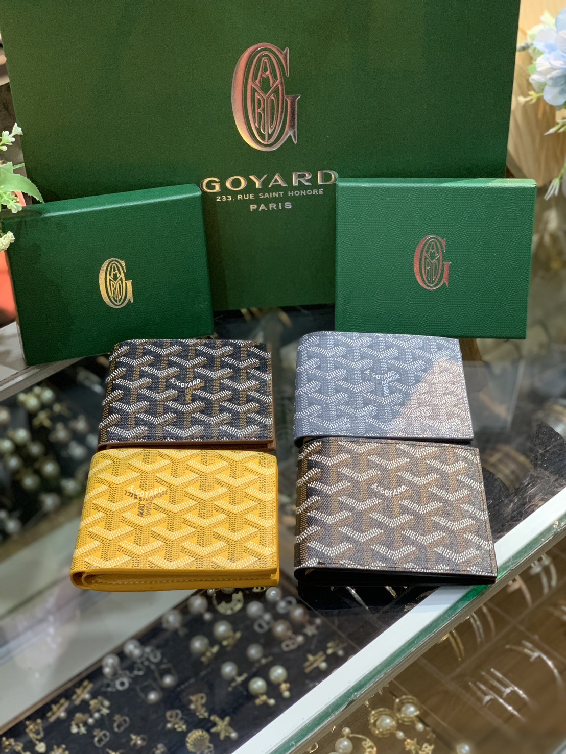 ORI หนังแท้ | Goyard Victoire Wallet / Goyard Short Men Wallet กระเป๋าสตางค์โกยาร์ เรียบหรู มีฟังก์ชันและสไตล์ให้เลือกด้วยช่องใส่บัตรหลายช่อง