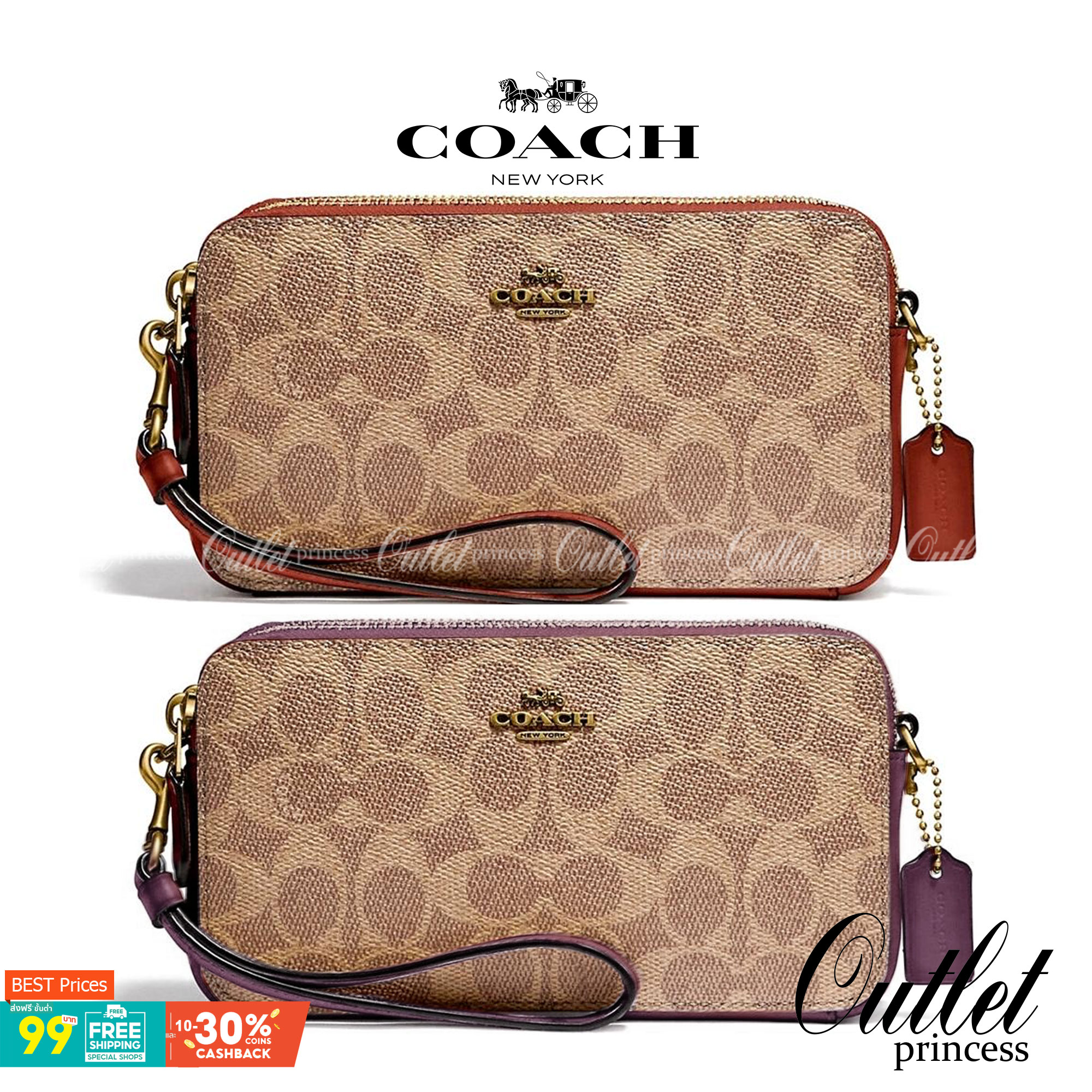 COACH KIRA CROSSBODY IN SIGNATURE CANVAS (COACH F89399)🍁เหมาะมือมาก หยิบใช้ง่ายสบายเลย🌈//รุ่นนี้ จะถือ จะคล้องมือ สะพายคลอสบอดี้ ได้หลายลุค จัดวางตามต้องการได้เลย // มีสายคล้องมือ และสายยาว สามารถถอดได้ทั้ง 2 สาย //เปิด-ปิดด้วยซิป มี2 ช่อง