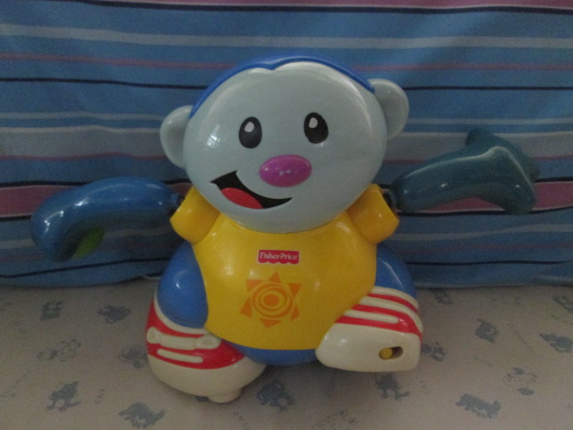 Fisher Price Monkey Chase (ของเล่นมือสอง) ลิงน้อยชวนคลาน