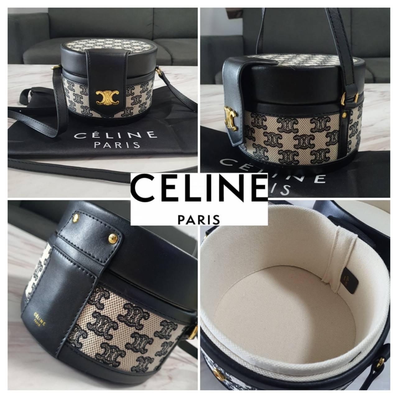 พรีเมี่ยมกิ๊ฟแท้ 100% 】CELINE CROSSBODY BAG VIP GIFT WITH PURCHASE (GWP) พรีเมี่ยมกิ๊ฟ Limited Edition จาก CELINE PERFUME DUTY FREE COUNTER