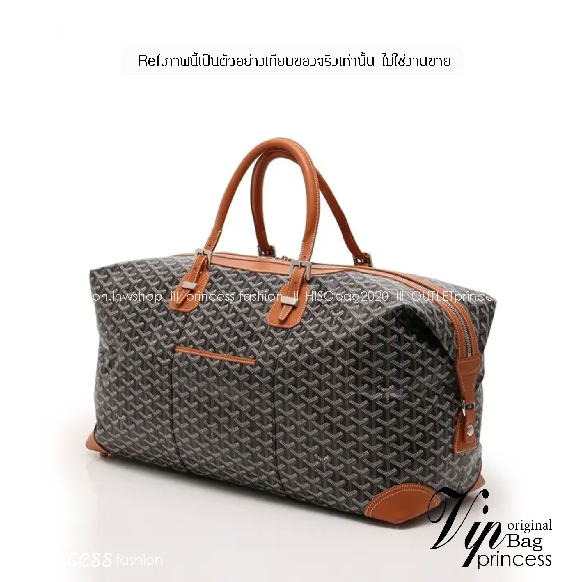 Goyard Keepall bag/ GOYARD Boeing 55 Leather Duffle Bag 55cm กระเป๋าเดินทาง เกรดท็อปออริ สลับแท้ 1:1 เกรดดีสุด ใช้ต่างประเทศได้