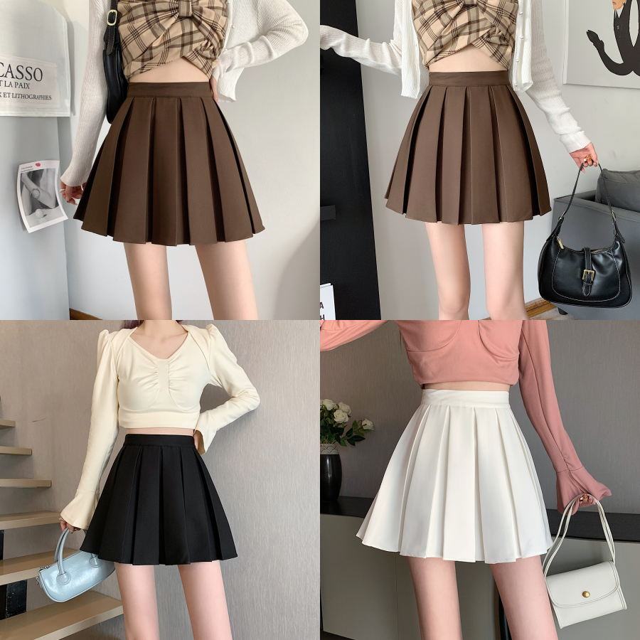 พร้อมส่ง 🩰🍅 Winny skirt กระโปรงอัดพลีททรงสวยมาก (37515)