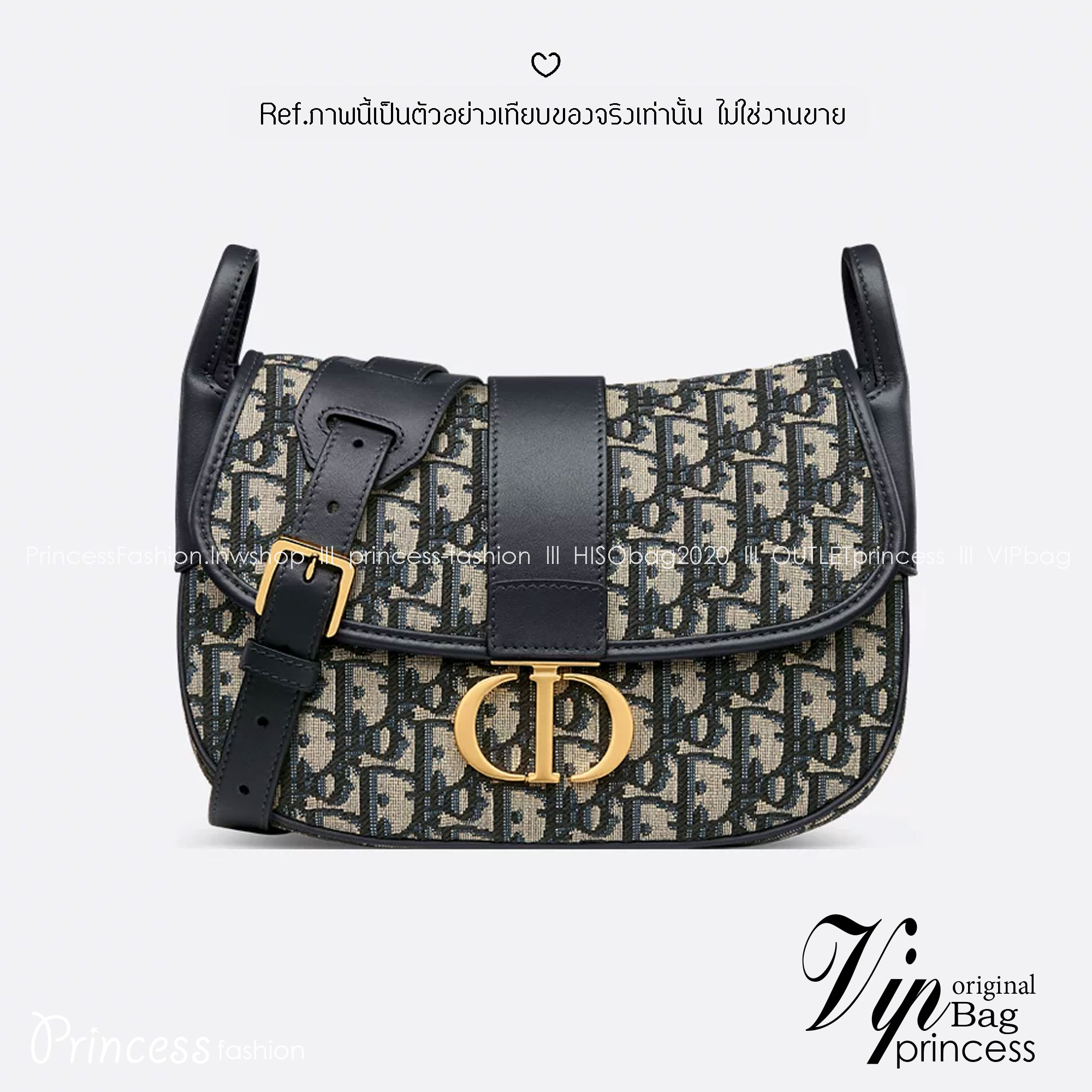 ORI หนังแท้ | DIOR Satchel Medium 30 Montaigne Dior Oblique jacquard fabric กระเป๋าสะพายไอเทมใหม่ประจำ Fall 2025 ยกระดับไลน์ 30 Montaigne ด้วยดีไซน์แบบแคชชวลที่เสริมด้วยรายละเอียดสุดประณีตบรรจง จากผ้าแจ็กการ์ดลาย