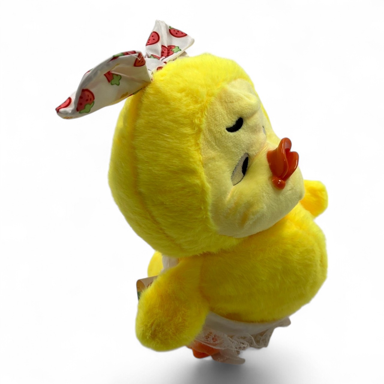 ตุ๊กตาเป็ดหน้านอยสีเหลือง ขนาดสูง24ซม.