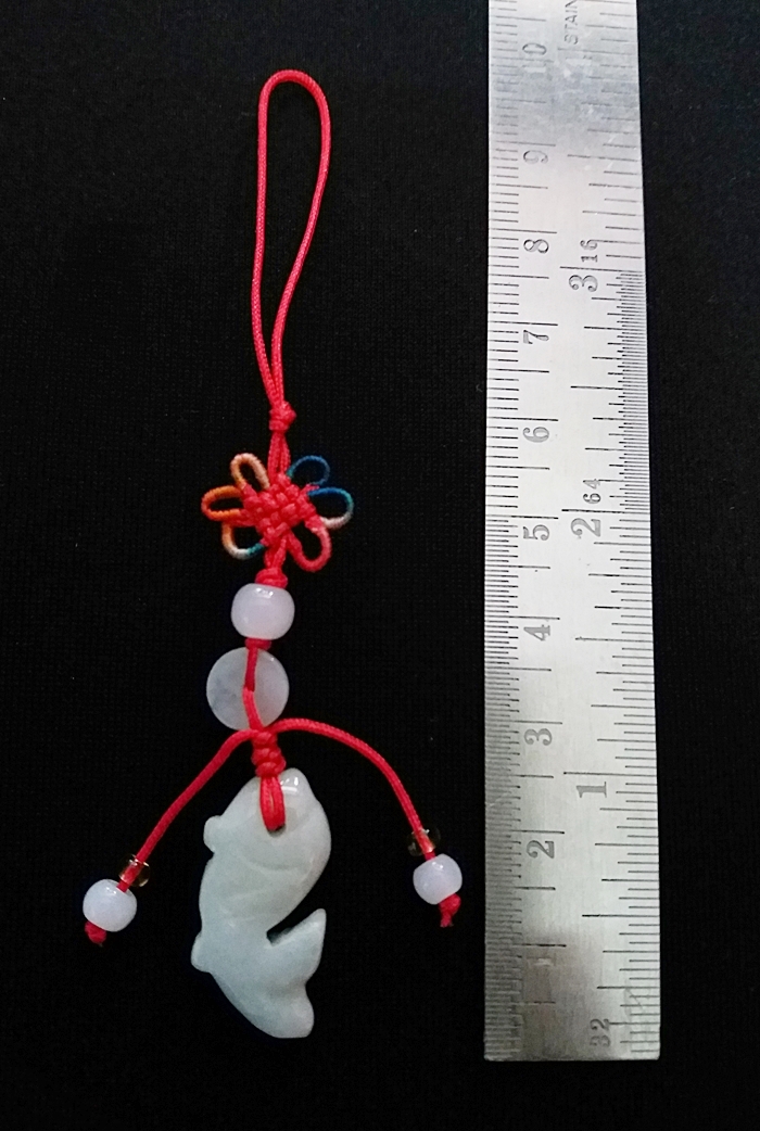 ชุดจี้ปลาหลีฮื้อหินหยกและแผ่นปั๊มทองเจ้าแม่กวนอิมปีมะเส็ง(งูเล็ก)พร้อมใบคาถา เสริมดวงปีมะเส็ง ปี2562ค่ะ