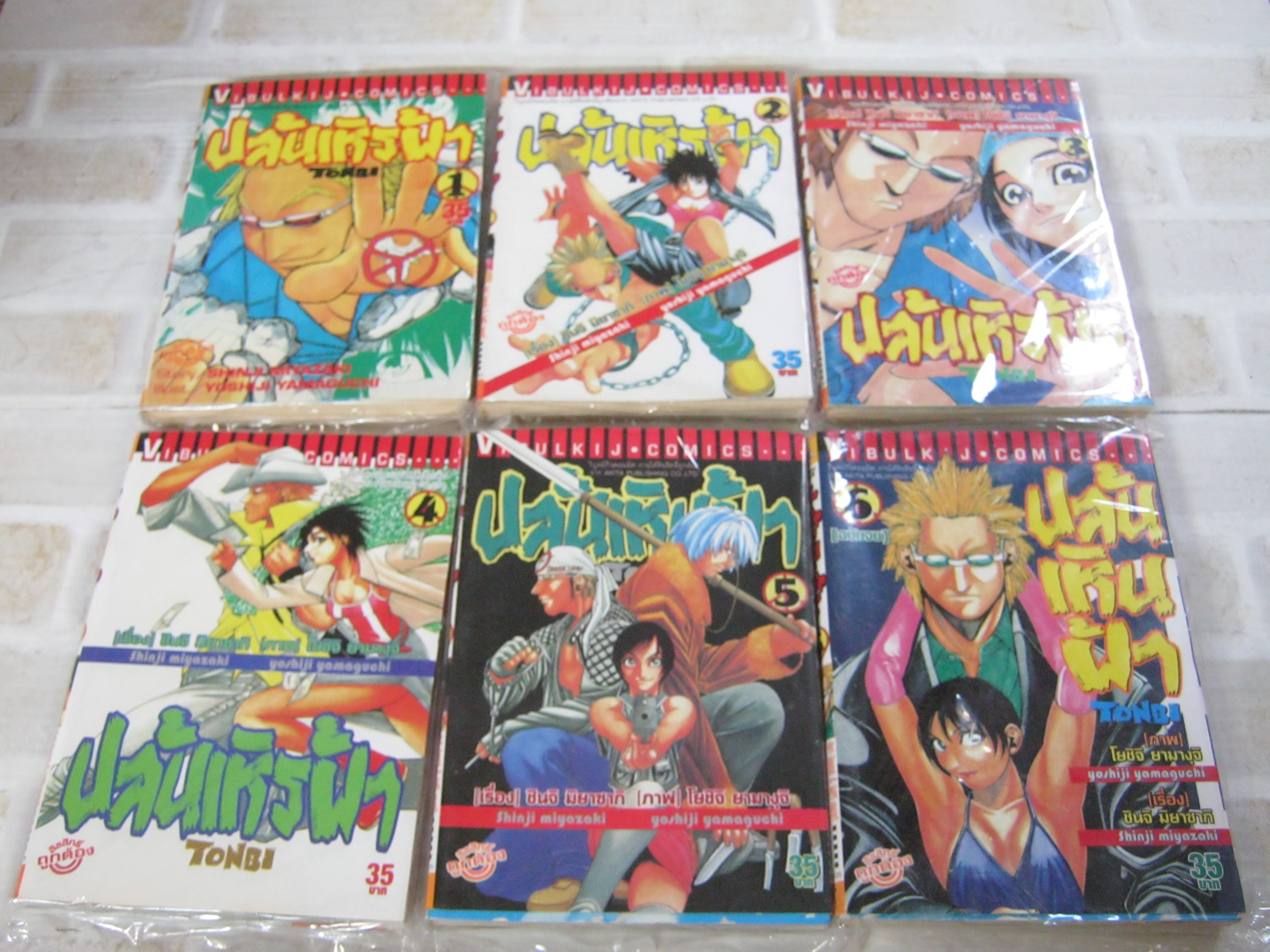 ปล้นเหินฟ้า ครบชุด 6 เล่มจบ Shinji Miyazaki เขียน***สินค้าหมด***