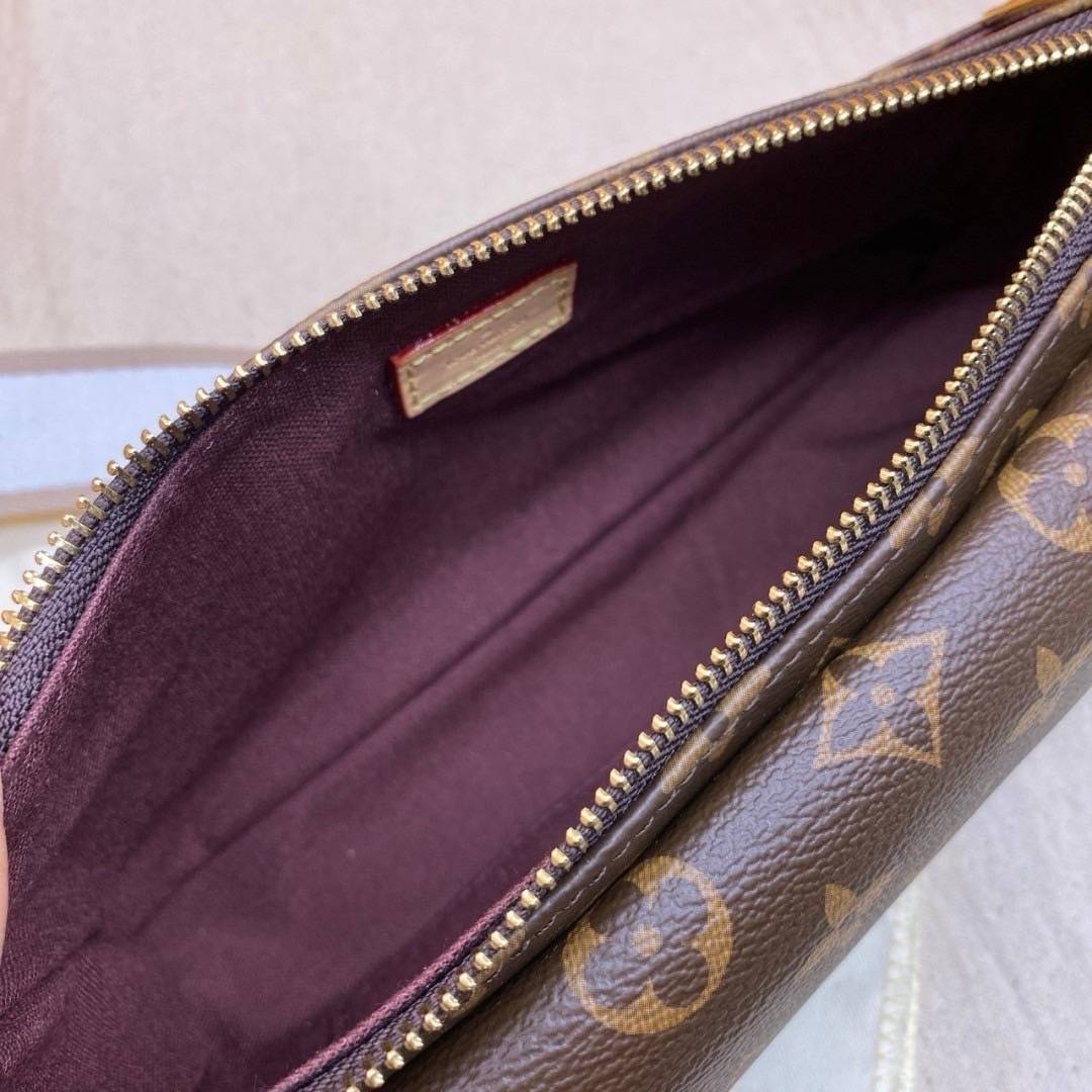 ORI | LV Vivacite bag กระเป๋าสะพายมัลติ สายหนังครอสบอดี้ สะดวกใช้มากๆตรงด้านหน้า ดีไซน์แบ่งเป็นกระเป๋าเล็กไว้ให้เก็บของจุกจิก สวยหรูดูแพง