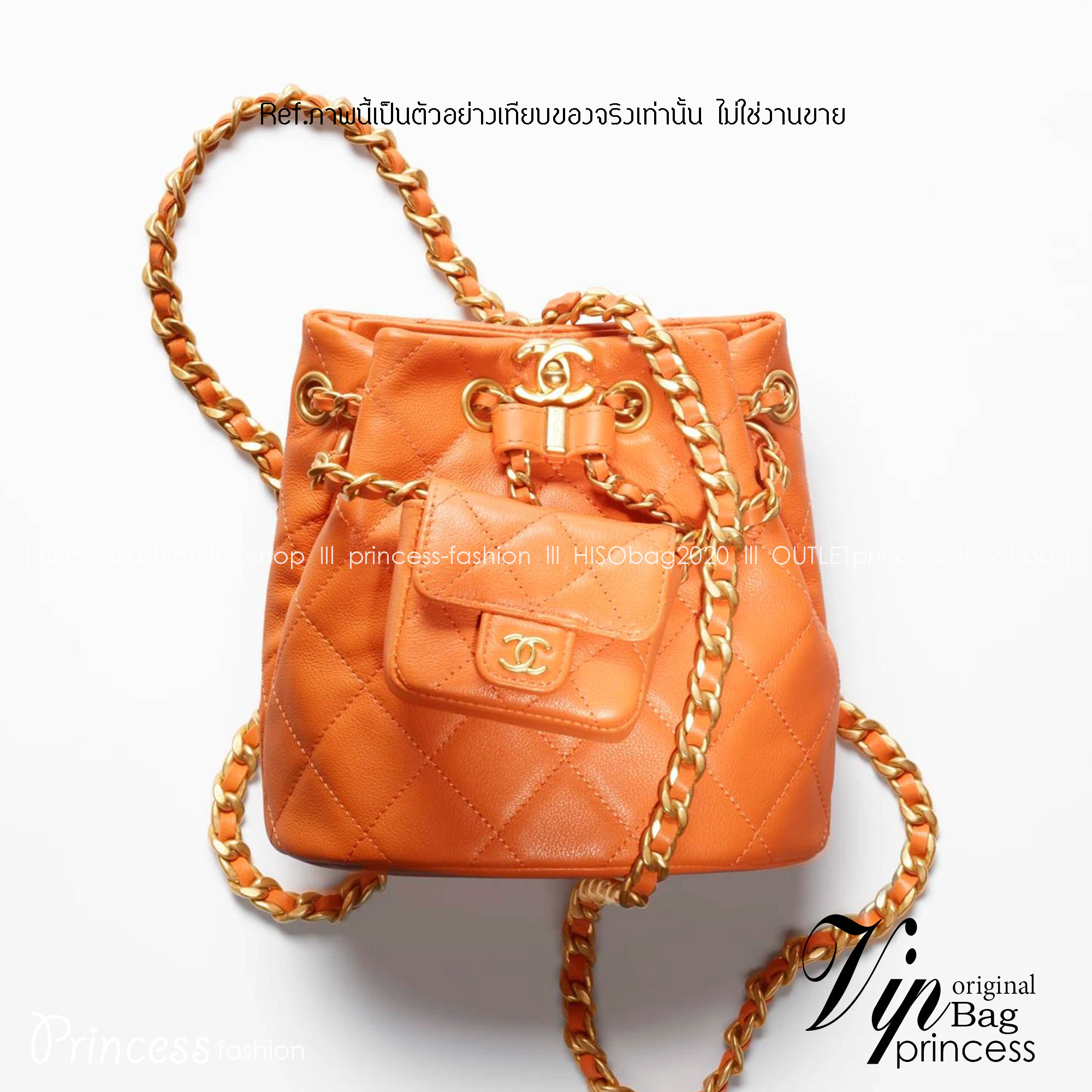 Chanel small backpack กระเป๋าสะพายหลังใบเล็ก โลหะสีทอง ดีไซน์ 2023 น้องน่ารักตะโกนม้าก!! กับกระเป๋าทรงเป้ ขนาดน่ารักน่าใช้ ดีเทลดีงาม มีใบลูกติดในตัวกระเป๋า สะดวกใช้สุดๆ