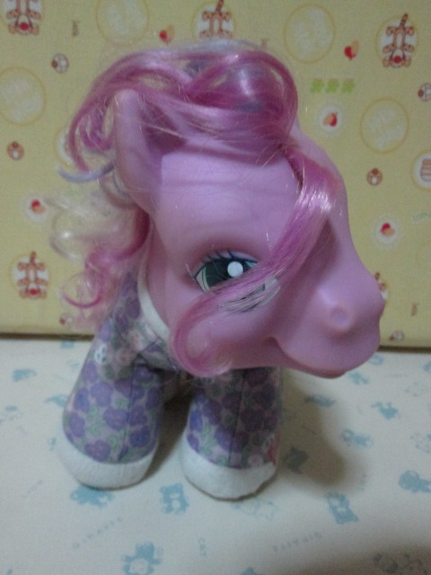MY LITTLE PONY "BABY ALIVE" GIGGLING SLURPING STUFFED PLUSH BABY PONY.